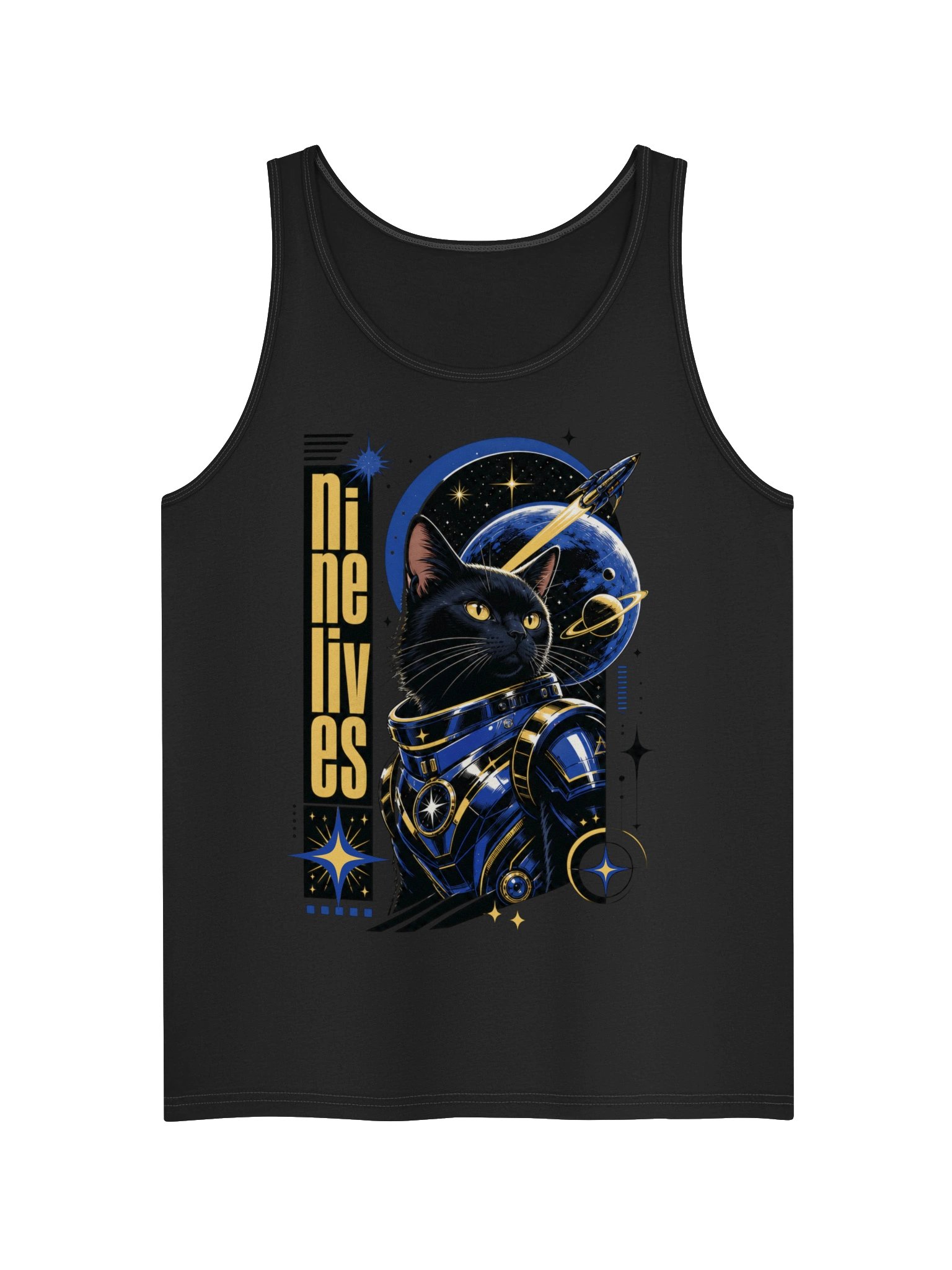 Nine Lives Space Cat Tank product image (2)