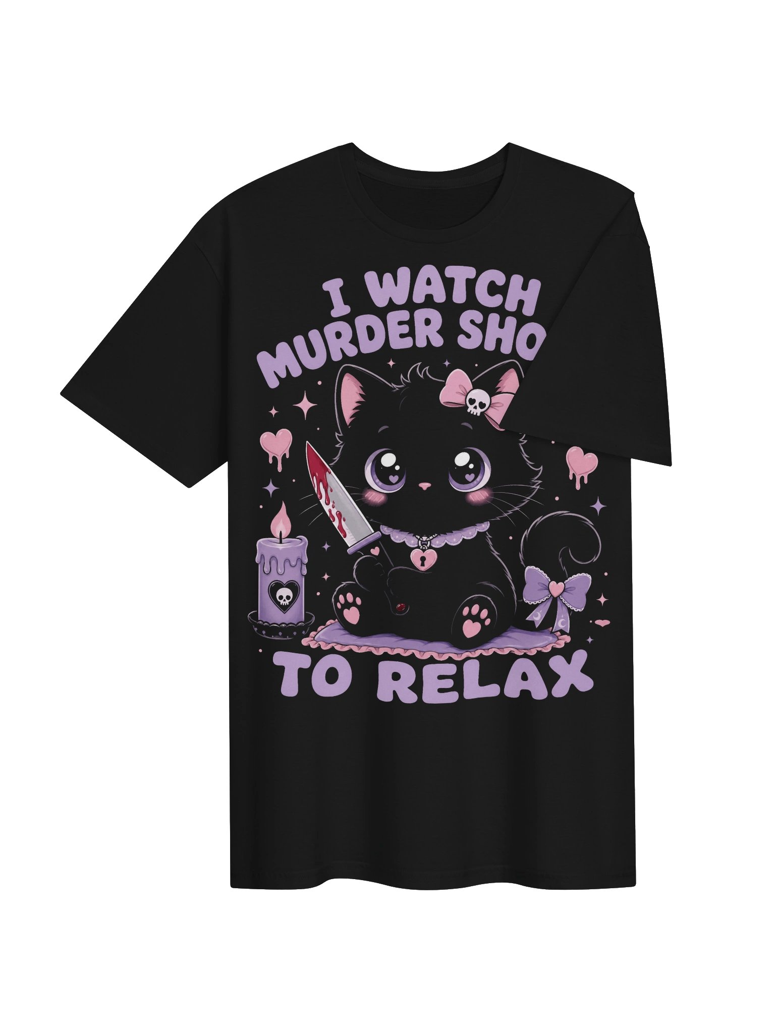 I Watch Murder Shows to Relax T-Shirt product image (4)