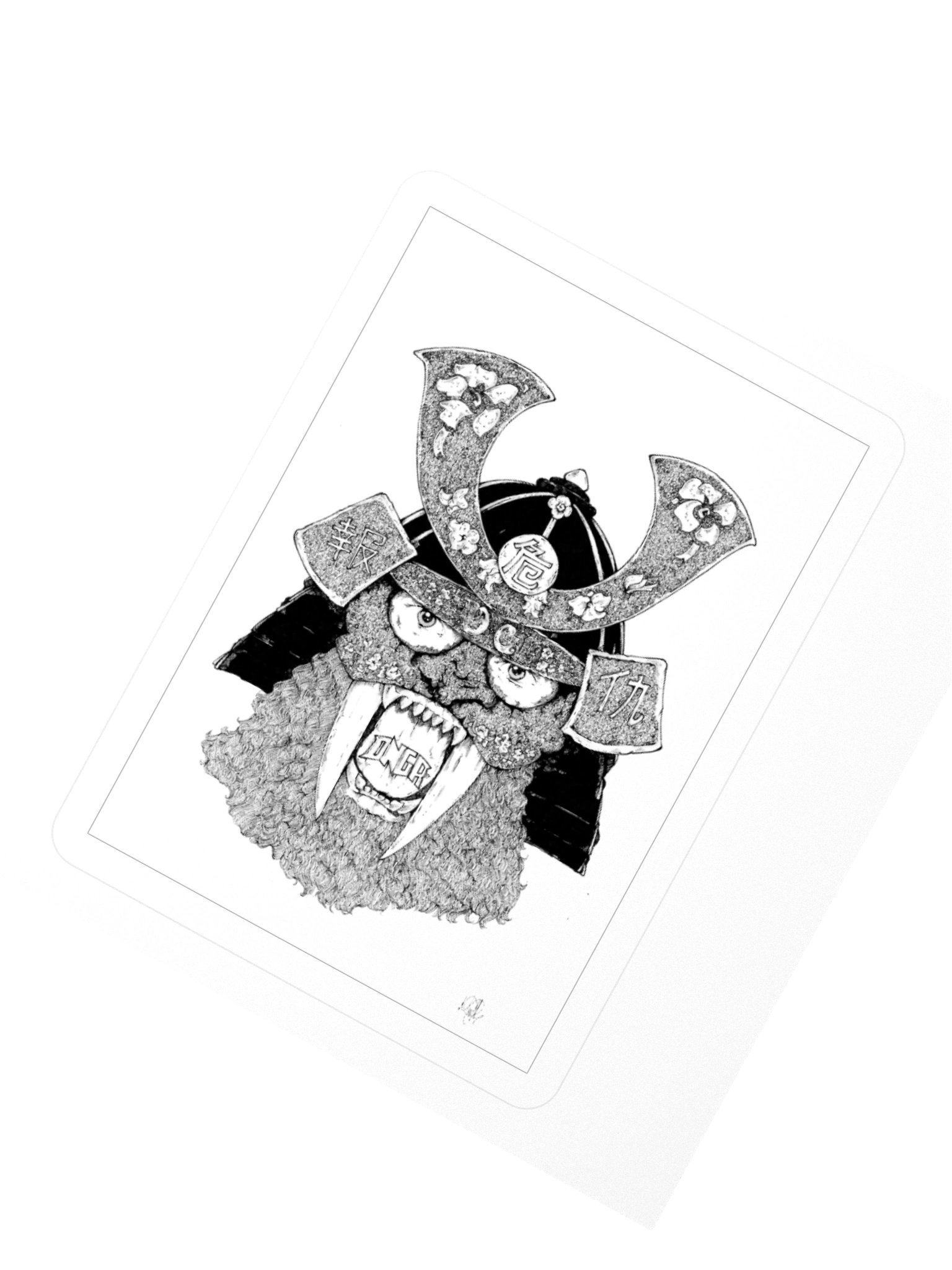 DNGR Oni Samurai Sticker product image (2)