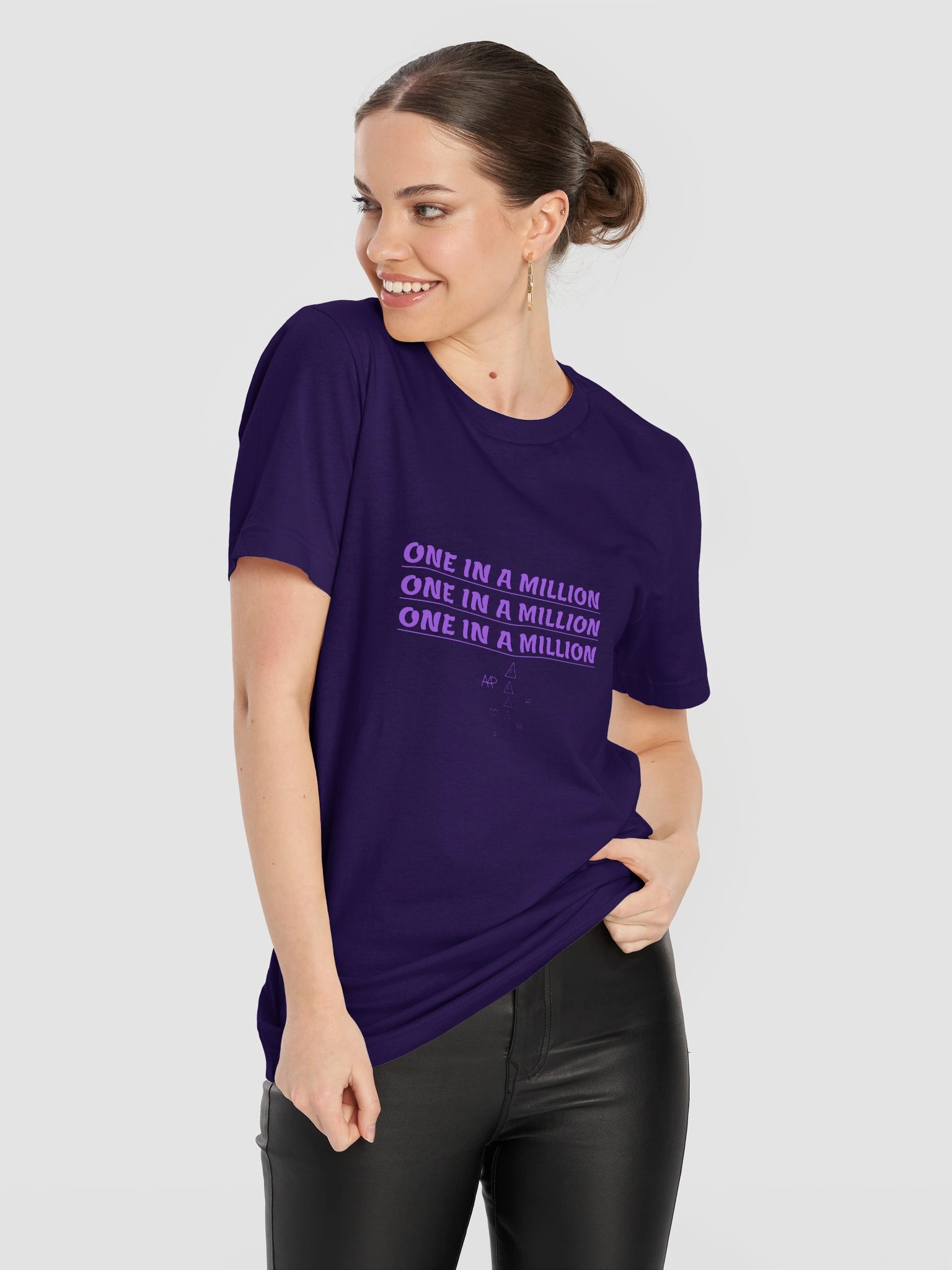 ONE IN A MILLION — Tee (Purple) product image (11)