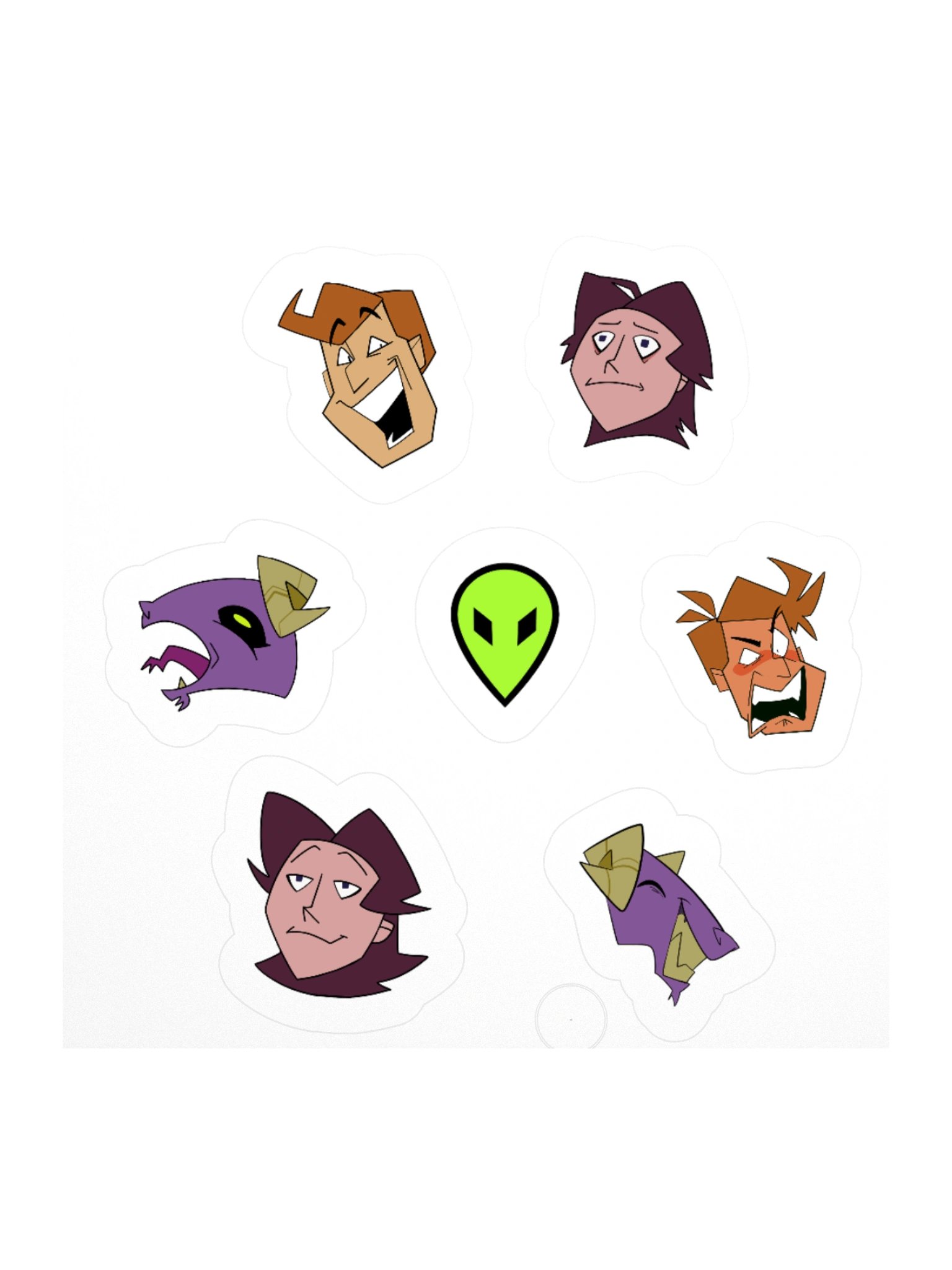 Sticket Sheet - Heads 2 product image (1)