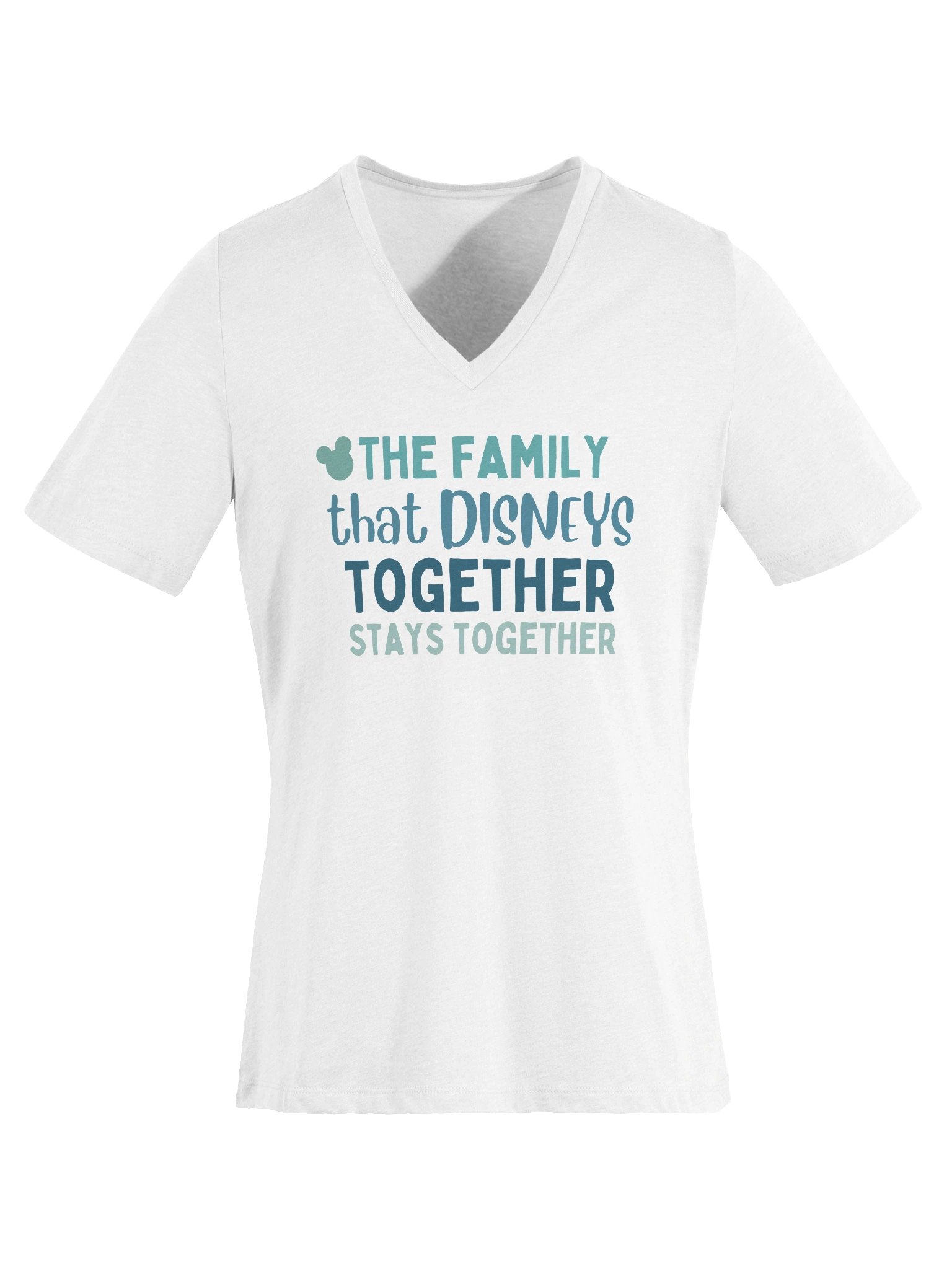 Disney Family Together V-Neck T-shirt product image (6)
