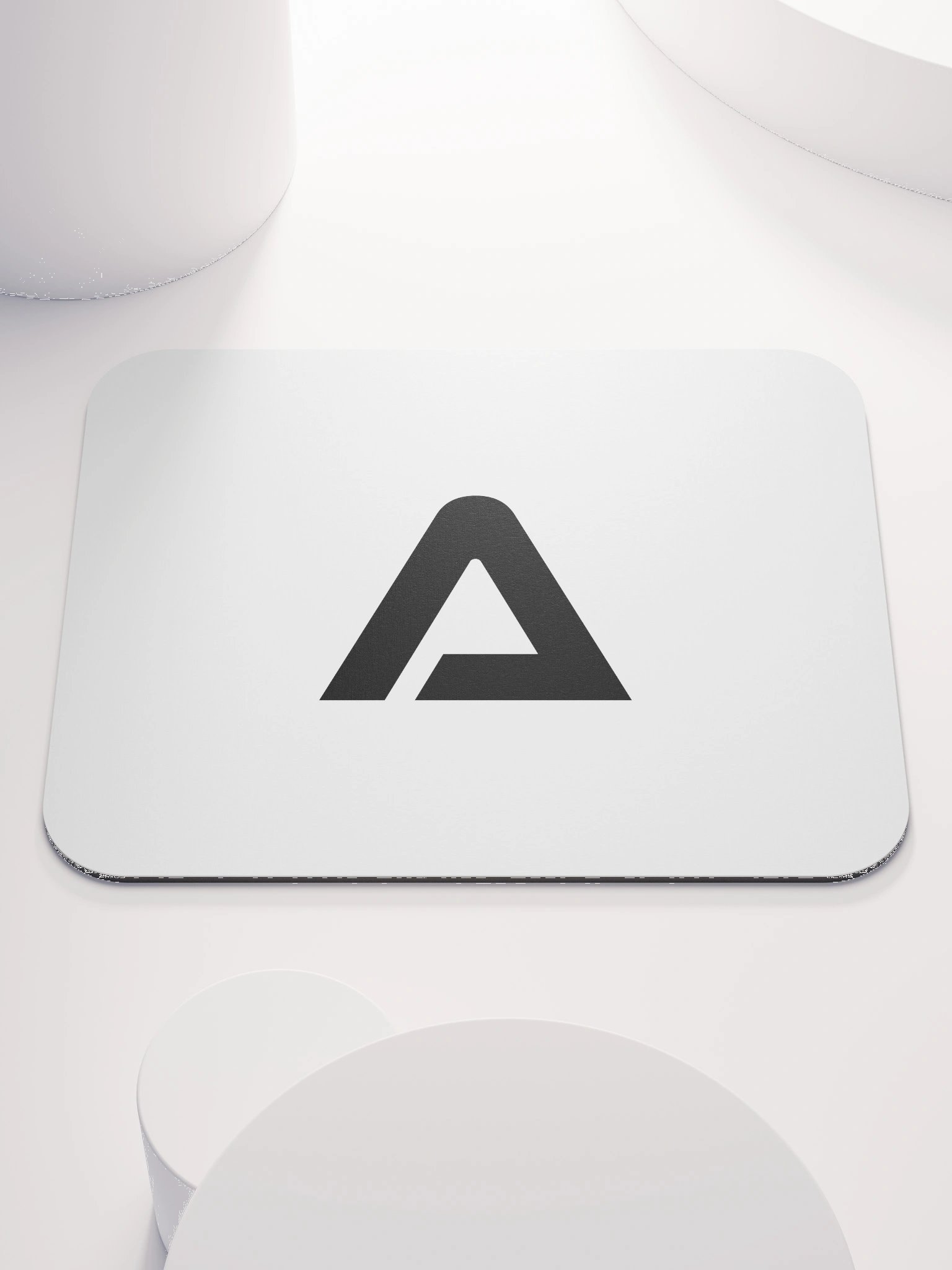 ARTRIUS A Icon Mouse Pad – White product image (1)