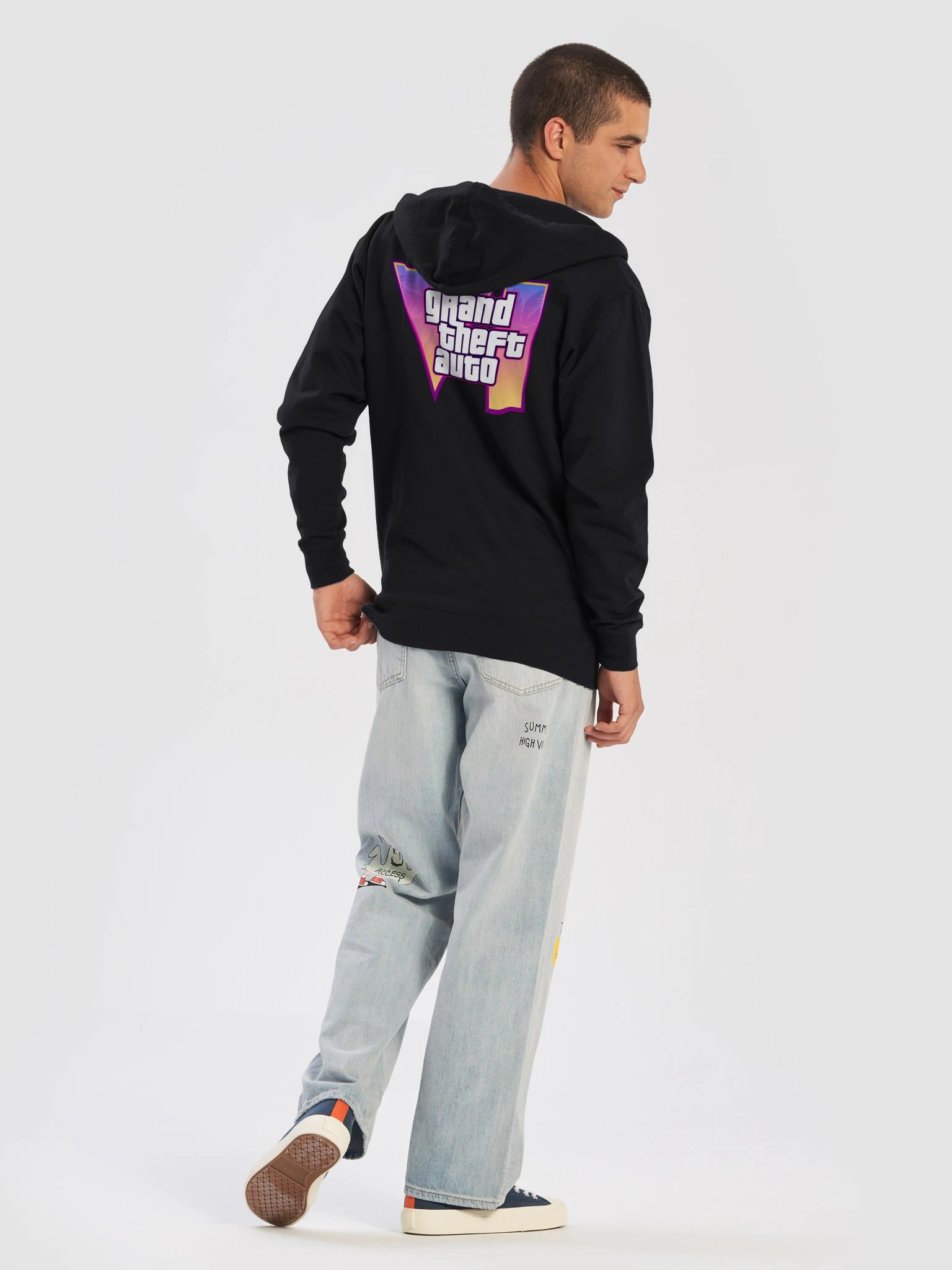 GTA VI Logo Fleece Zip-Up product image (6)