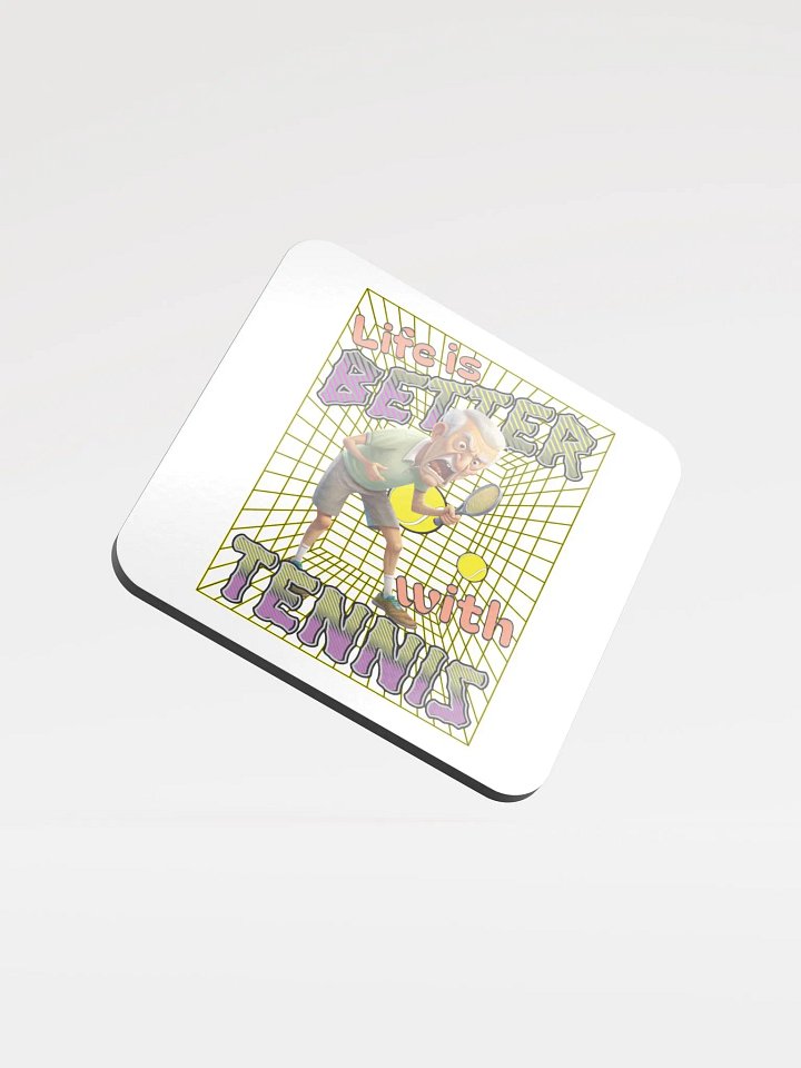 Life Is Better With Tennis Male Enthusiast Coaster product image (2)