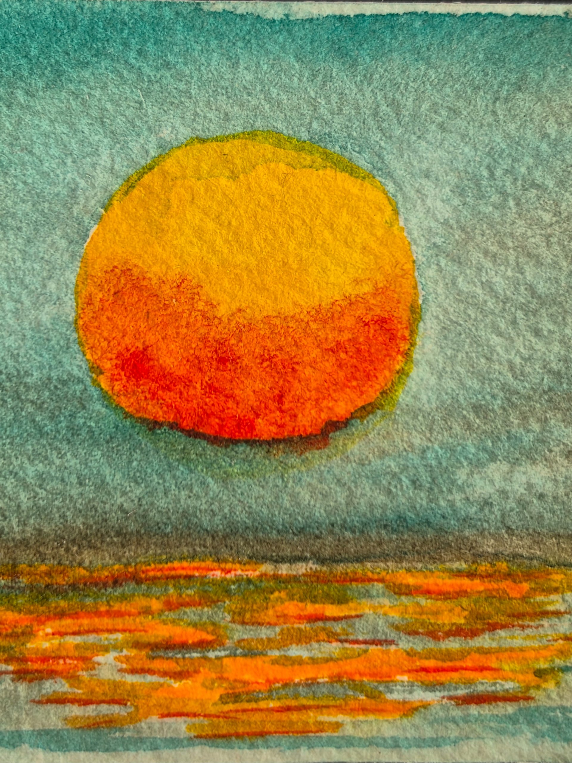 ACEO - Original - Orange Globe product image (1)