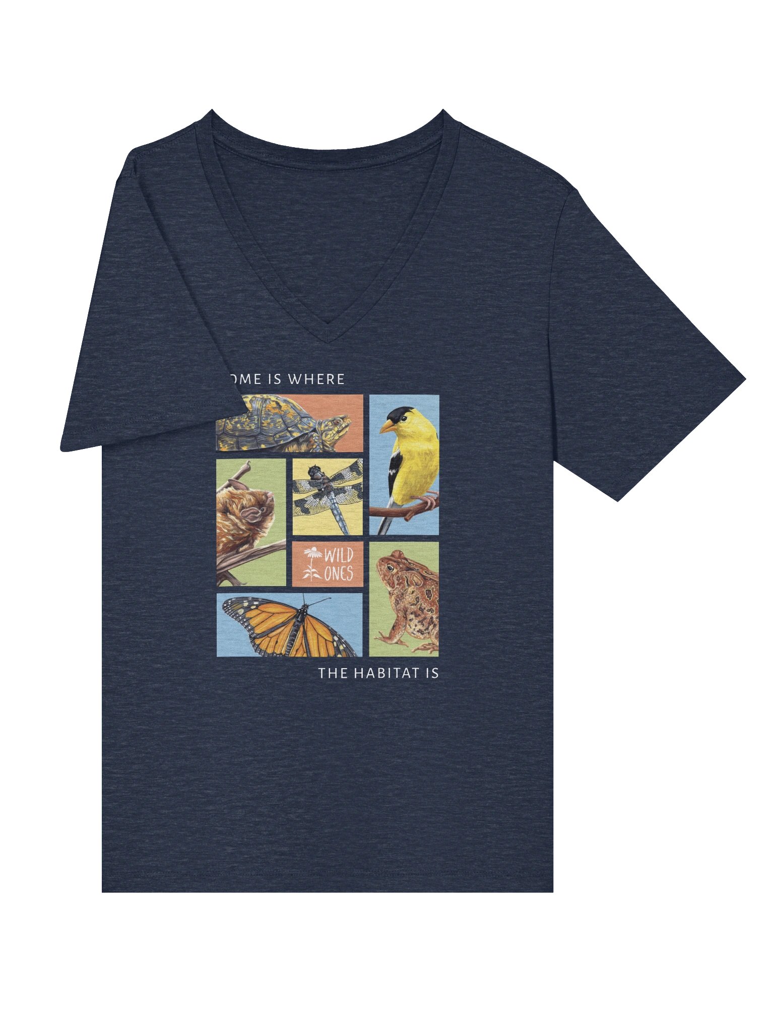 Home is Where the Habitat is (Women's Relaxed V-Neck Tee) product image (4)