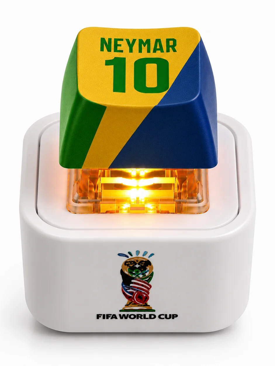 Neymar Jr. #10 Brazil Mechanical Keyboard Keycap | Limited Edition product image (1)