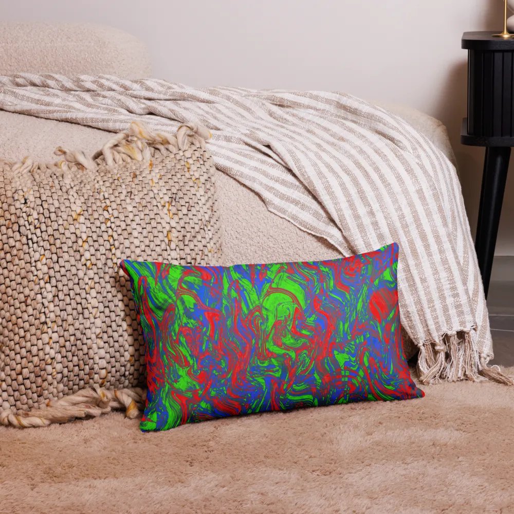 Techno Pattern Premium Pillowcase | Red Pattern | Green Pattern | Blue Pattern product image (27)