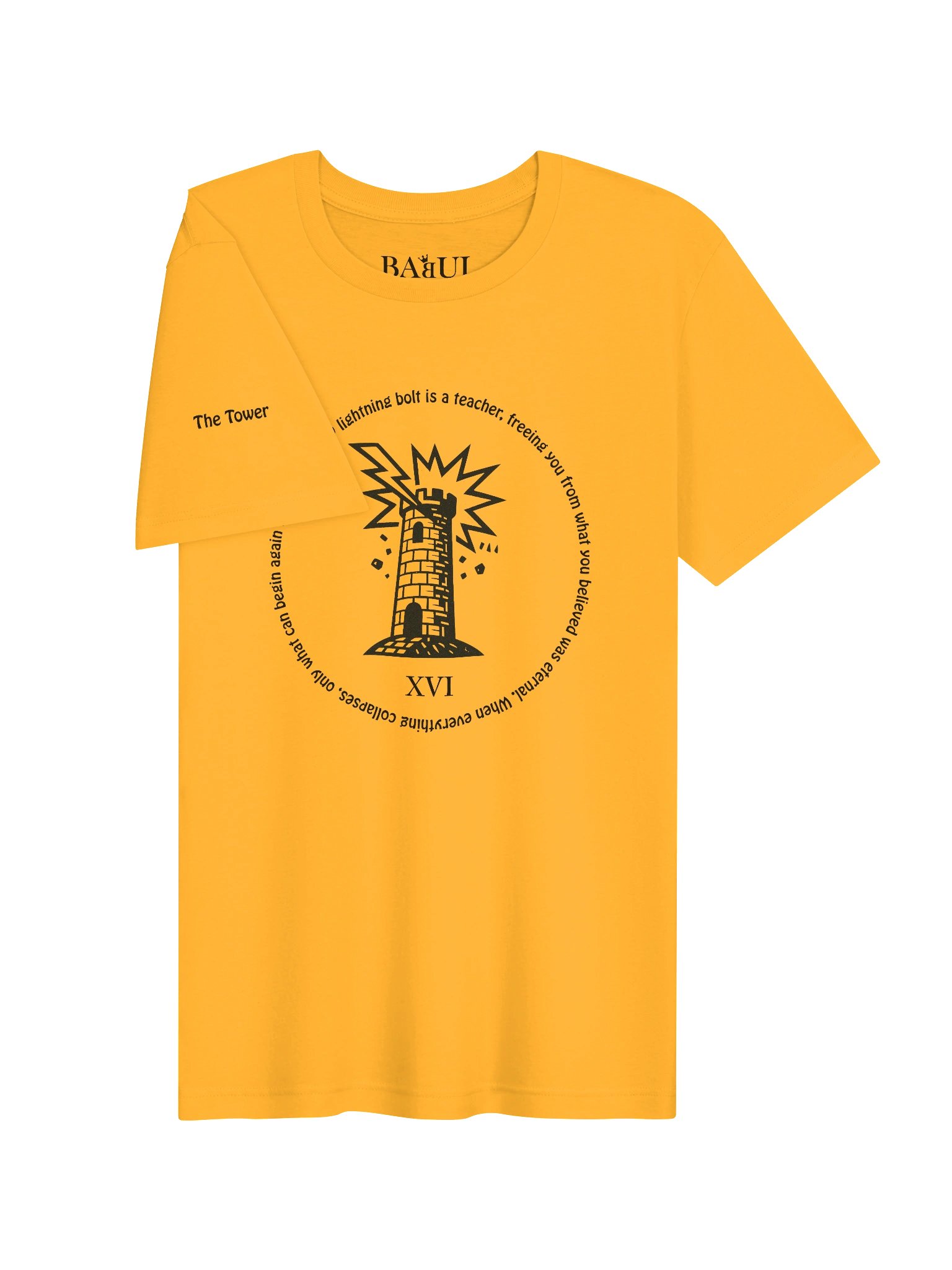 The Tower - ArcanaPop T-Shirt – Where Tarot Magic Meets Pop Art product image (4)