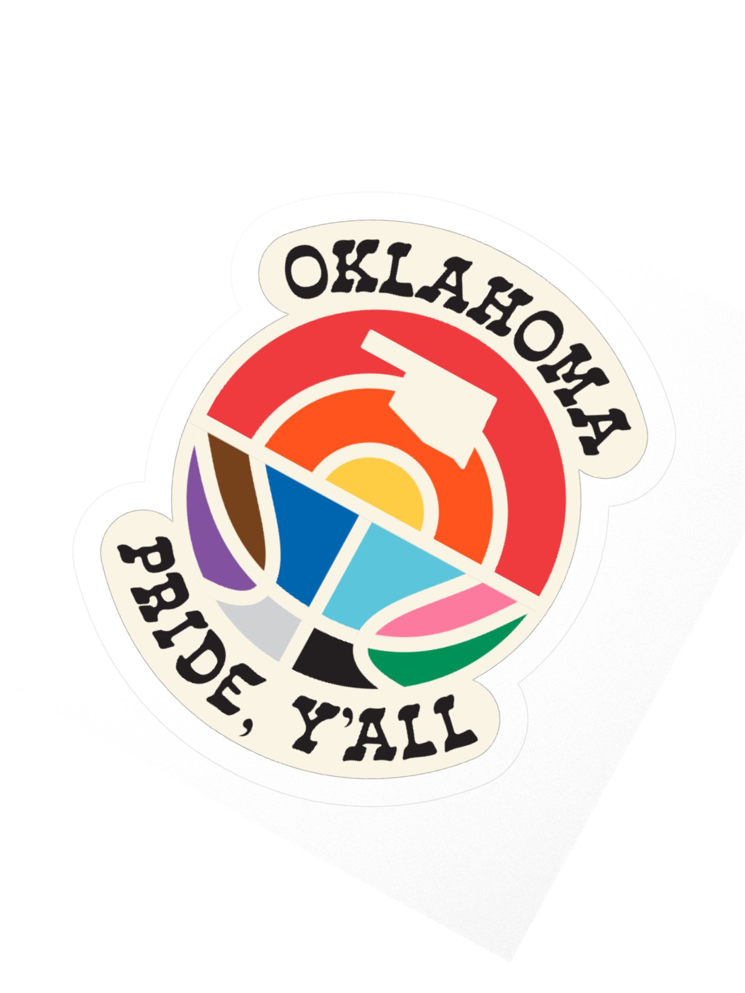 Oklahoma Love and Basketball Pride Sticker product image (6)