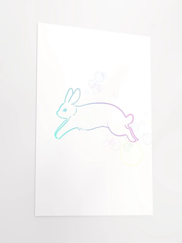 Bubble Bunny Poster product image (5)