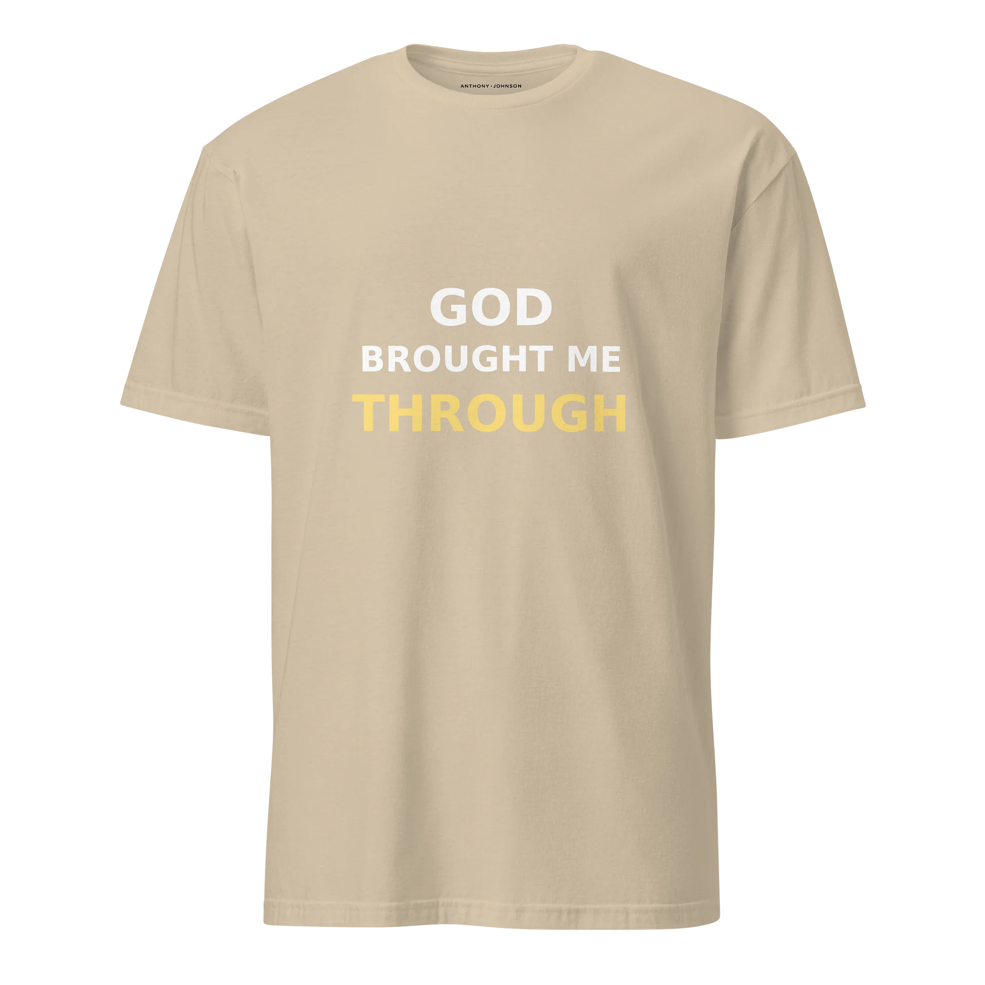 God Brought Me Through -Testimony Tee product image (1)