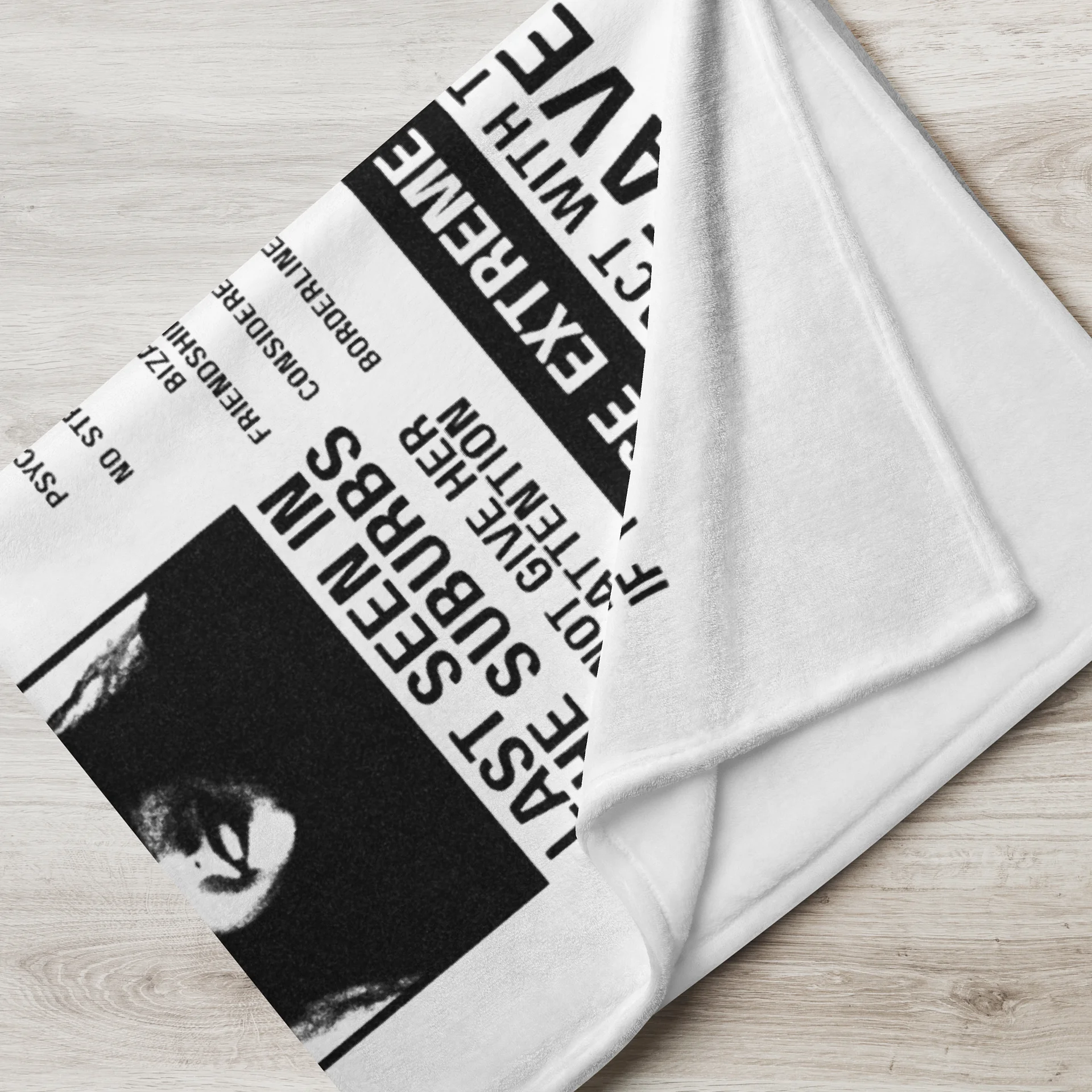 POSTMORTEM Wanted Throw Blanket product image (7)