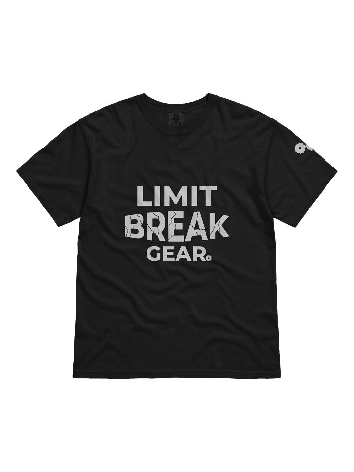 Limit Break Gear Shatter Relaxed Fit Tee - white logo product image (1)