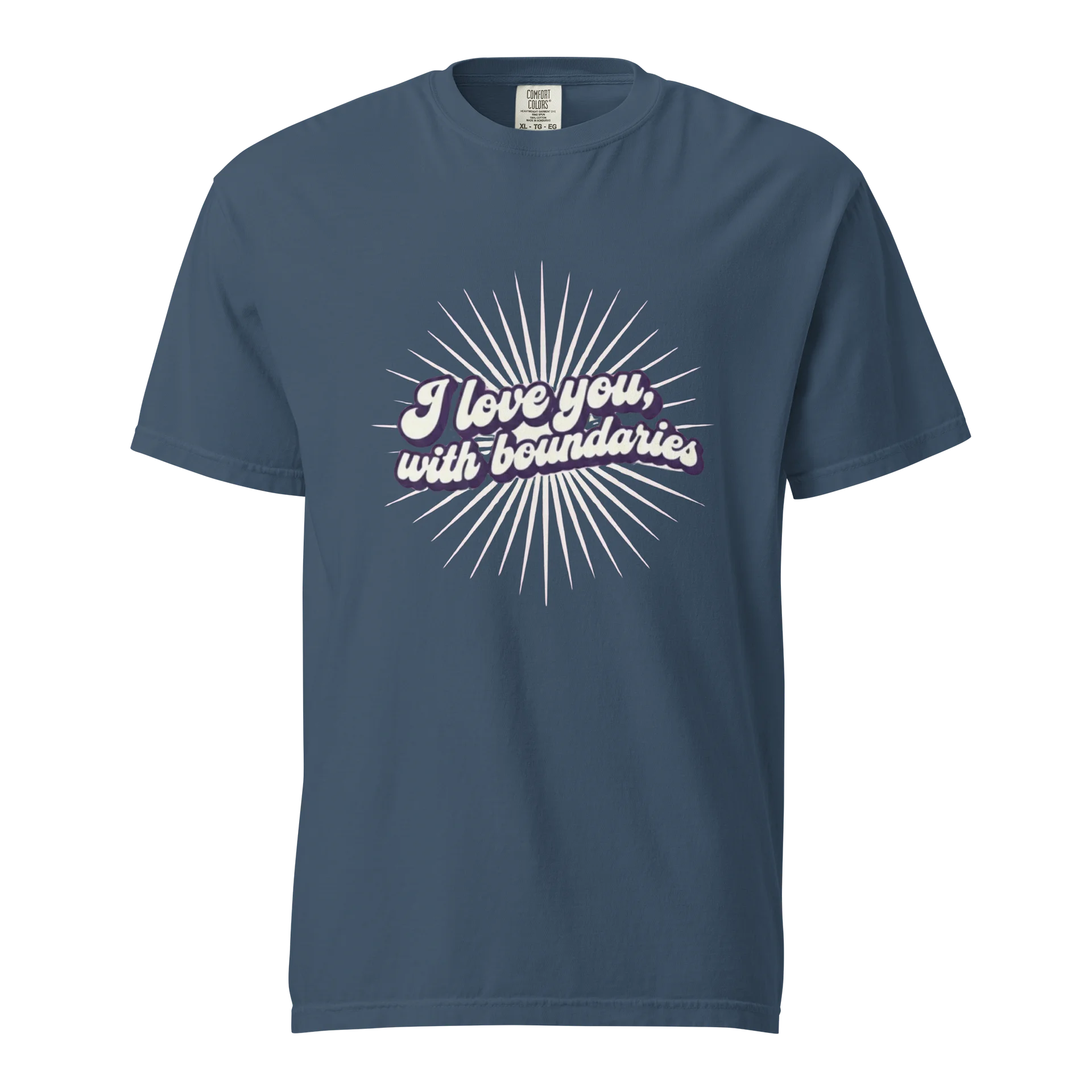 “I Love You With Boundaries” Midnight T-Shirt product image (1)