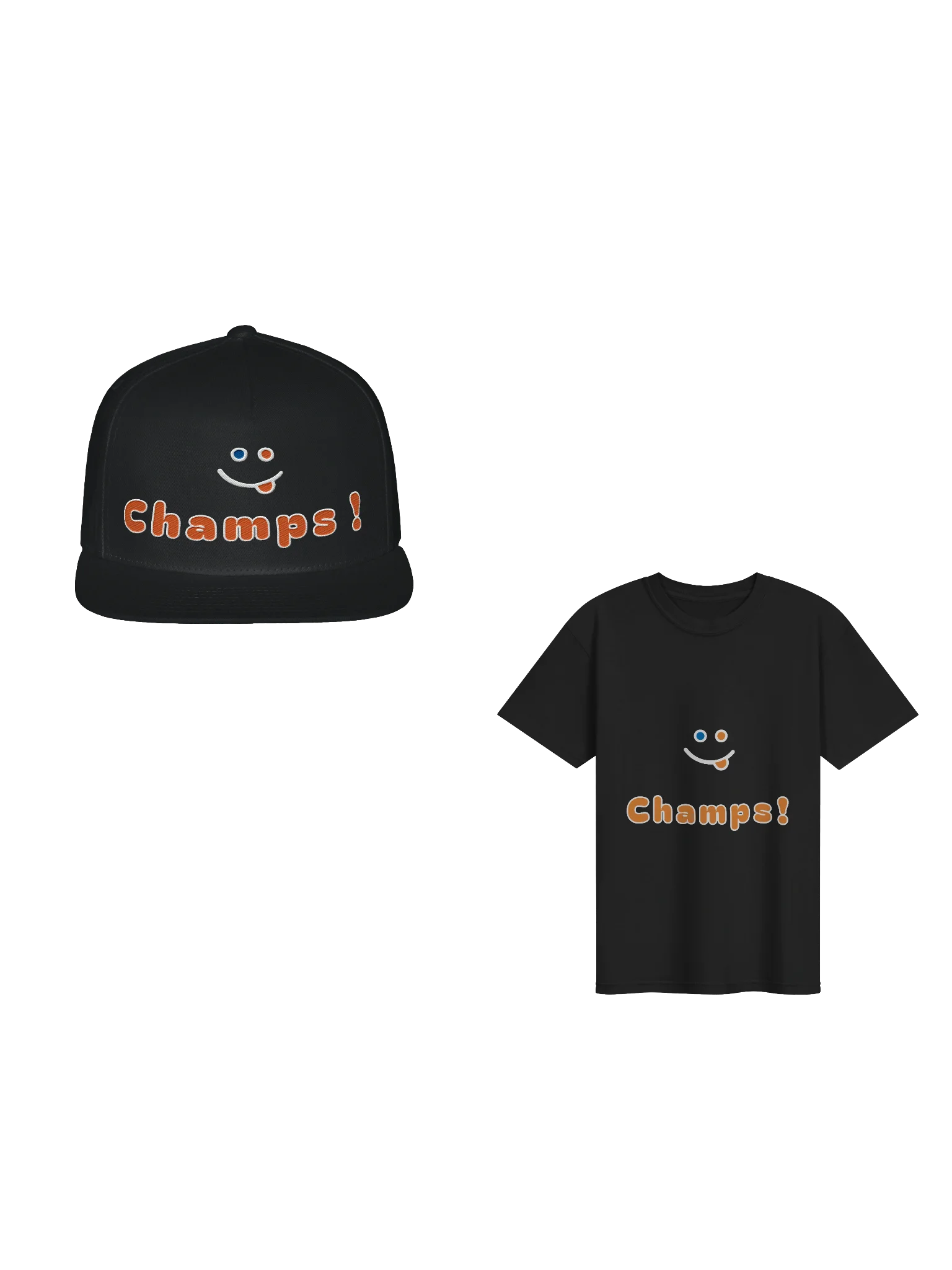 Champs! Smiley Logo Tee & Champs! Playful Snapback Cap product image (1)