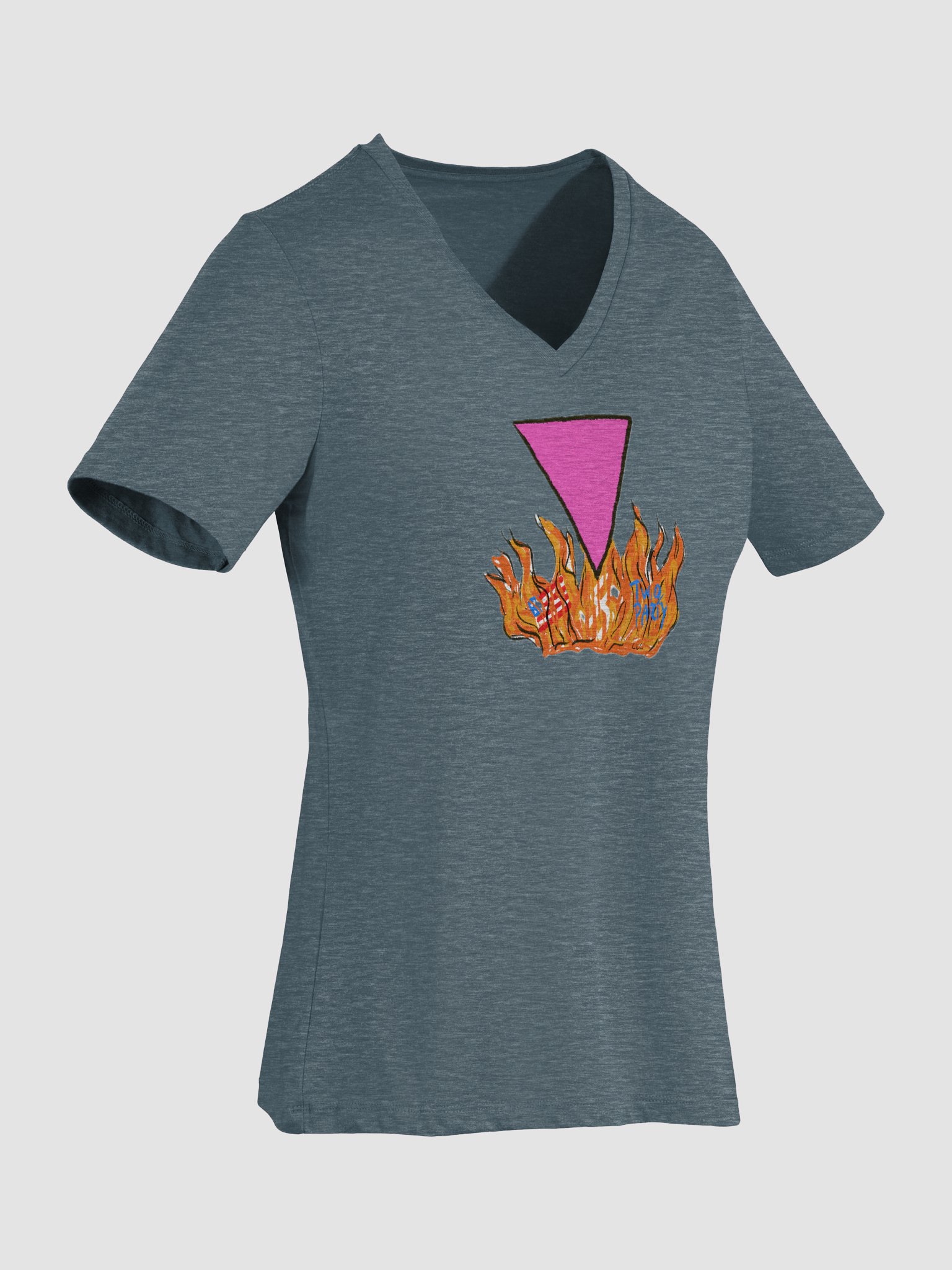 Burn It All Down V-Neck tee product image (27)