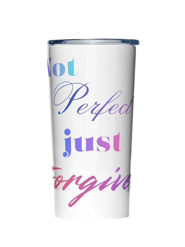 "Not Perfect Just Forgiven" Christian 20oz Travel Mug product image (1)