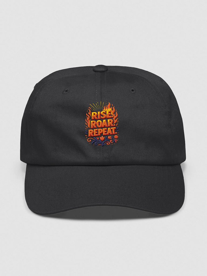 Rise. Roar. Repeat. Hat – Flame Power Graphic Cap product image (4)