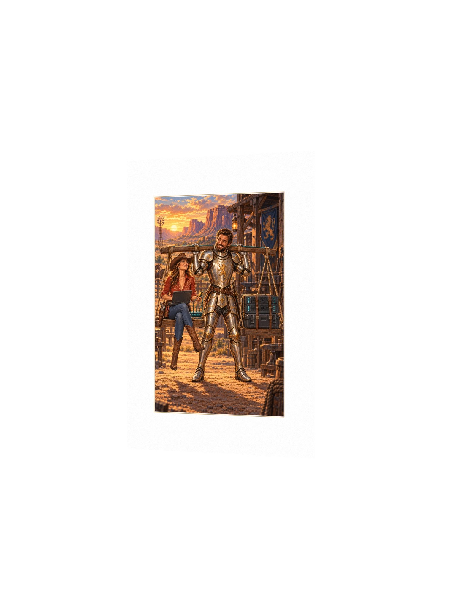 Load Balancing Small Art Print product image (2)