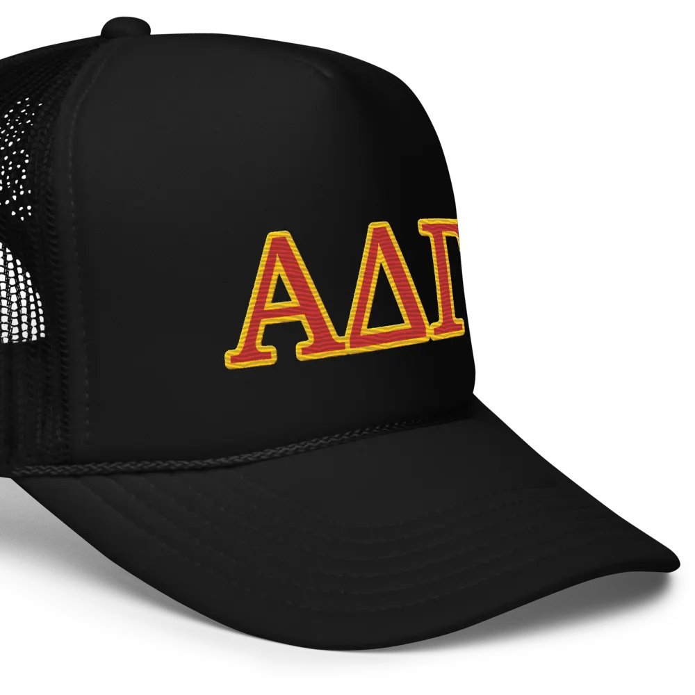 ADG Letters Foam Trucker Cap - Puff Embroidery product image (6)