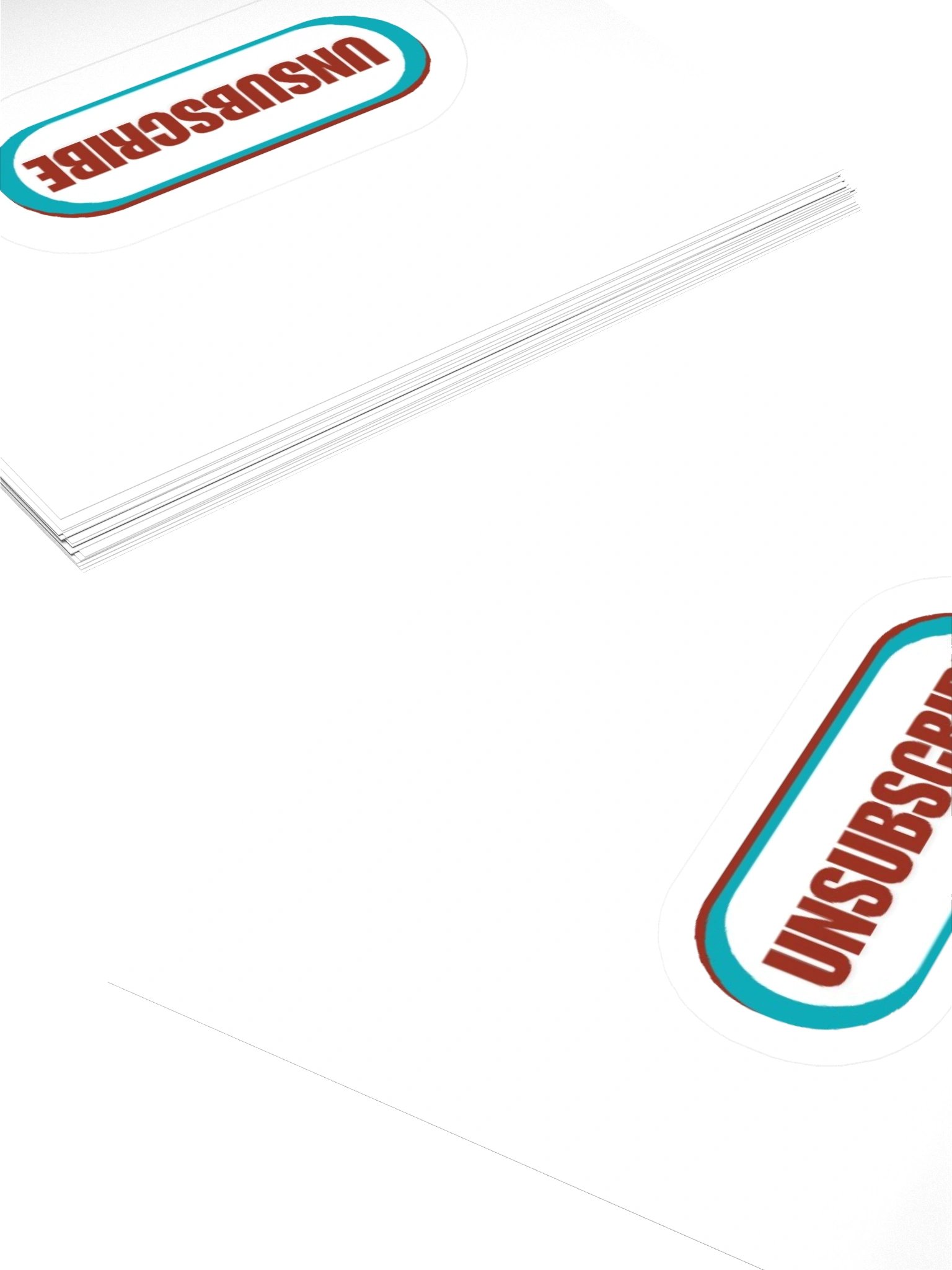 Unsubscribe | Kiss Cut Stickers by Allcolor product image (4)