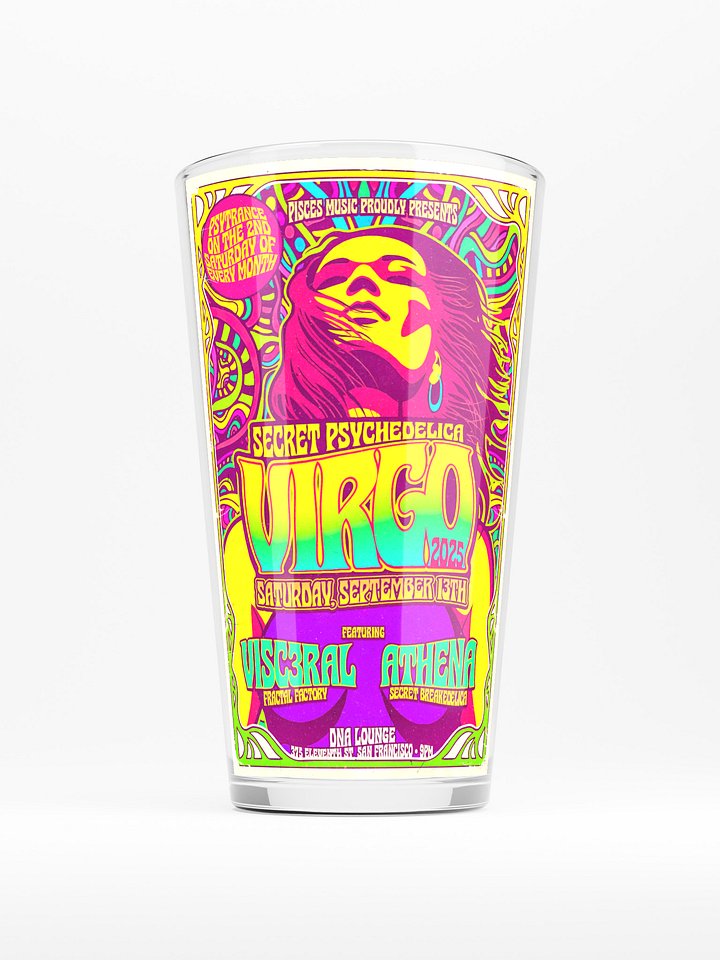Virgo 2025 Shaker Pint Glass product image (1)