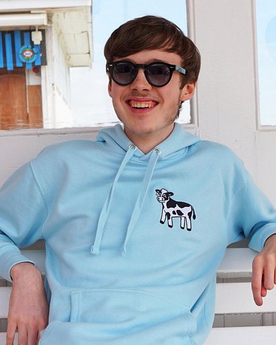 I don’t post enough here so here’s a pic of me in my amazing new hoodie, available at jacobstreams.com 😎