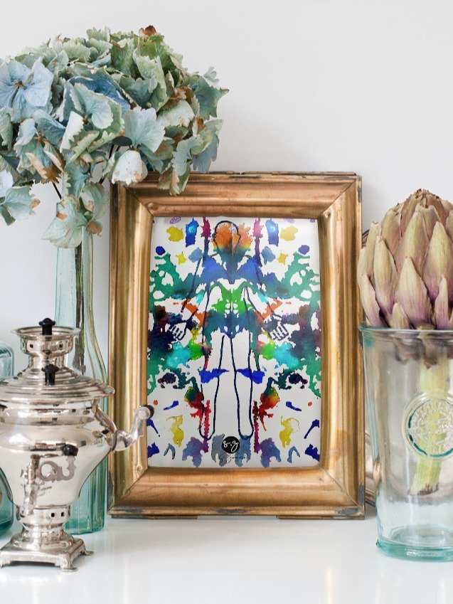 BEGINNING | LIGHT | Inkblot Print product image (2)