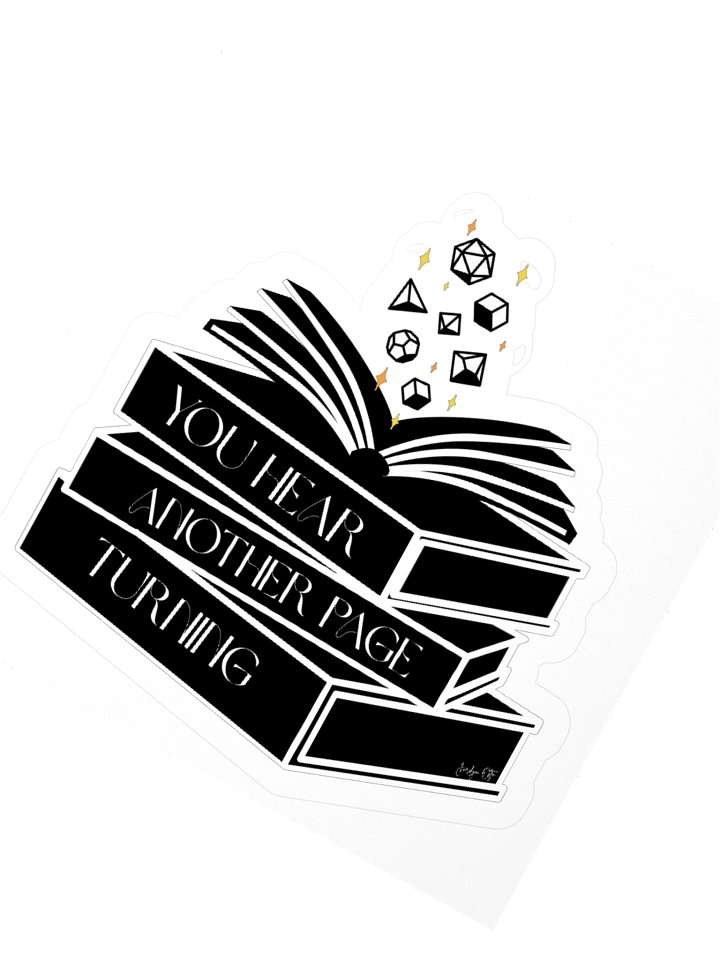 You Hear Another Page Turning Sticker product image (4)