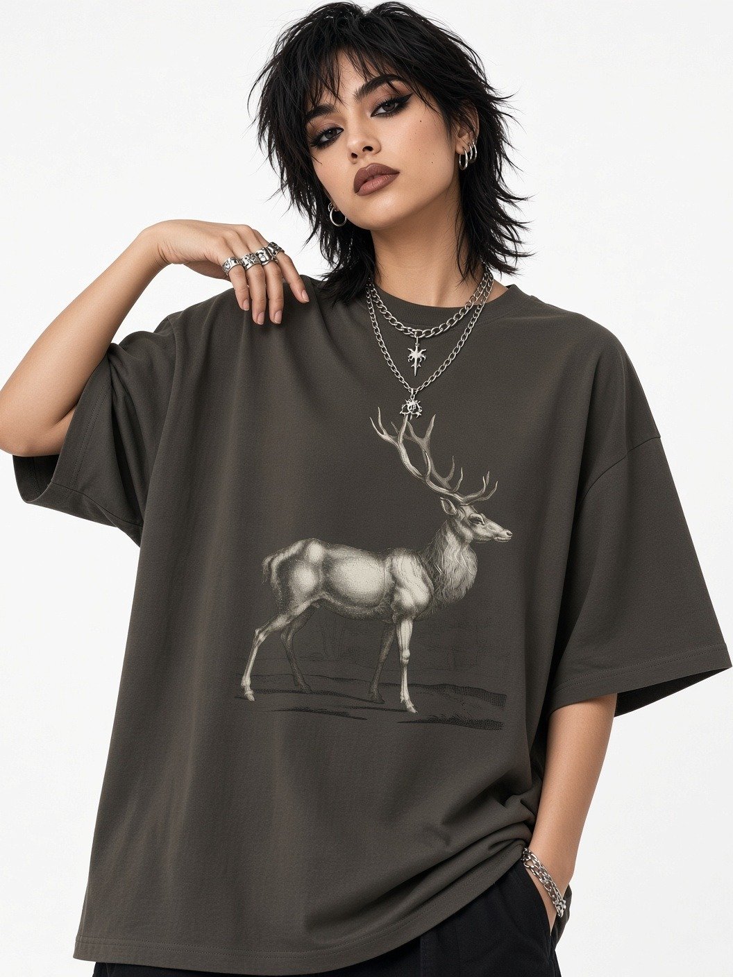 Ridge Stag Heavyweight Box Tee product image (1)