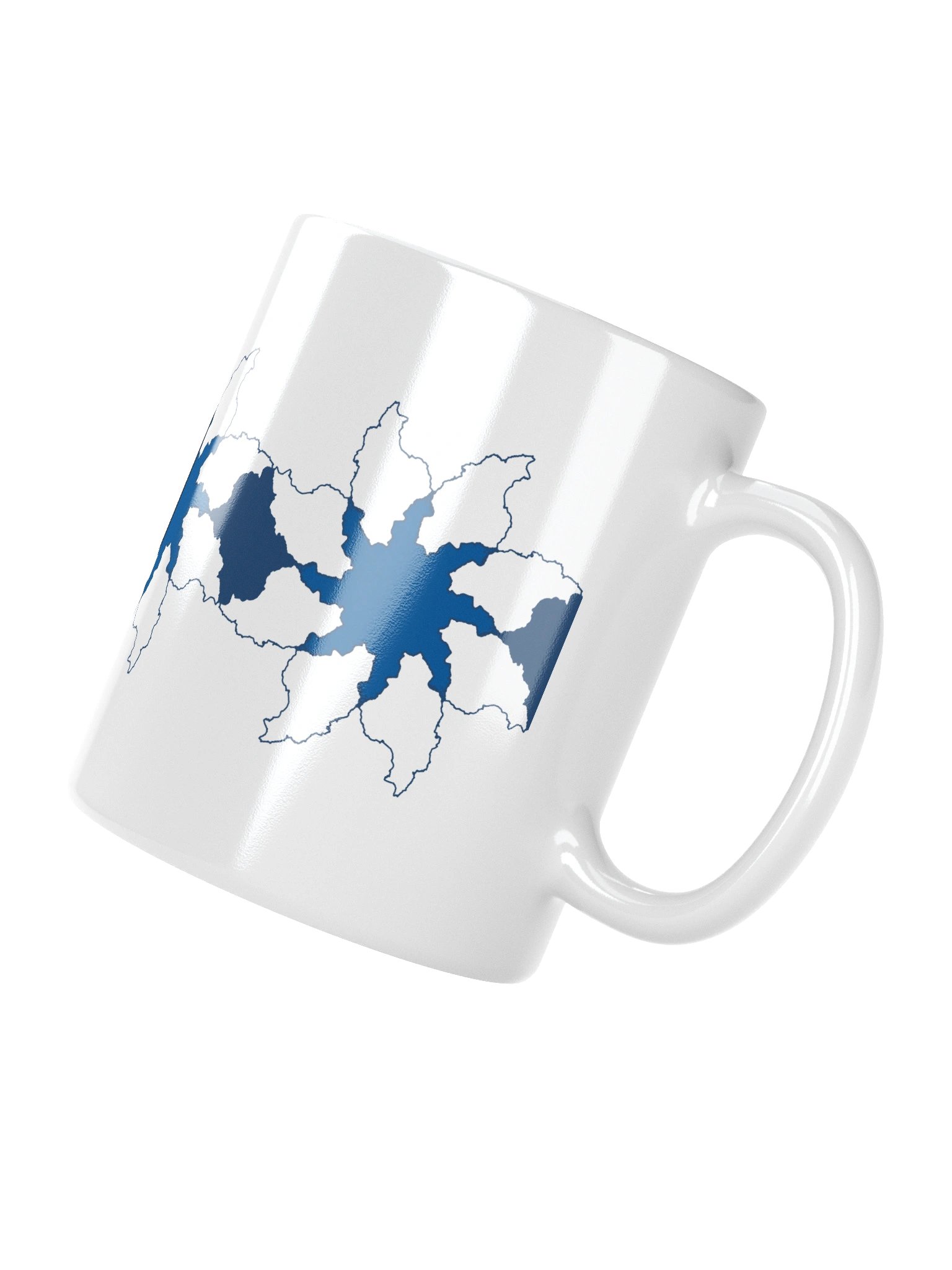 Where Iran Blooms Mug — Blue & White product image (4)