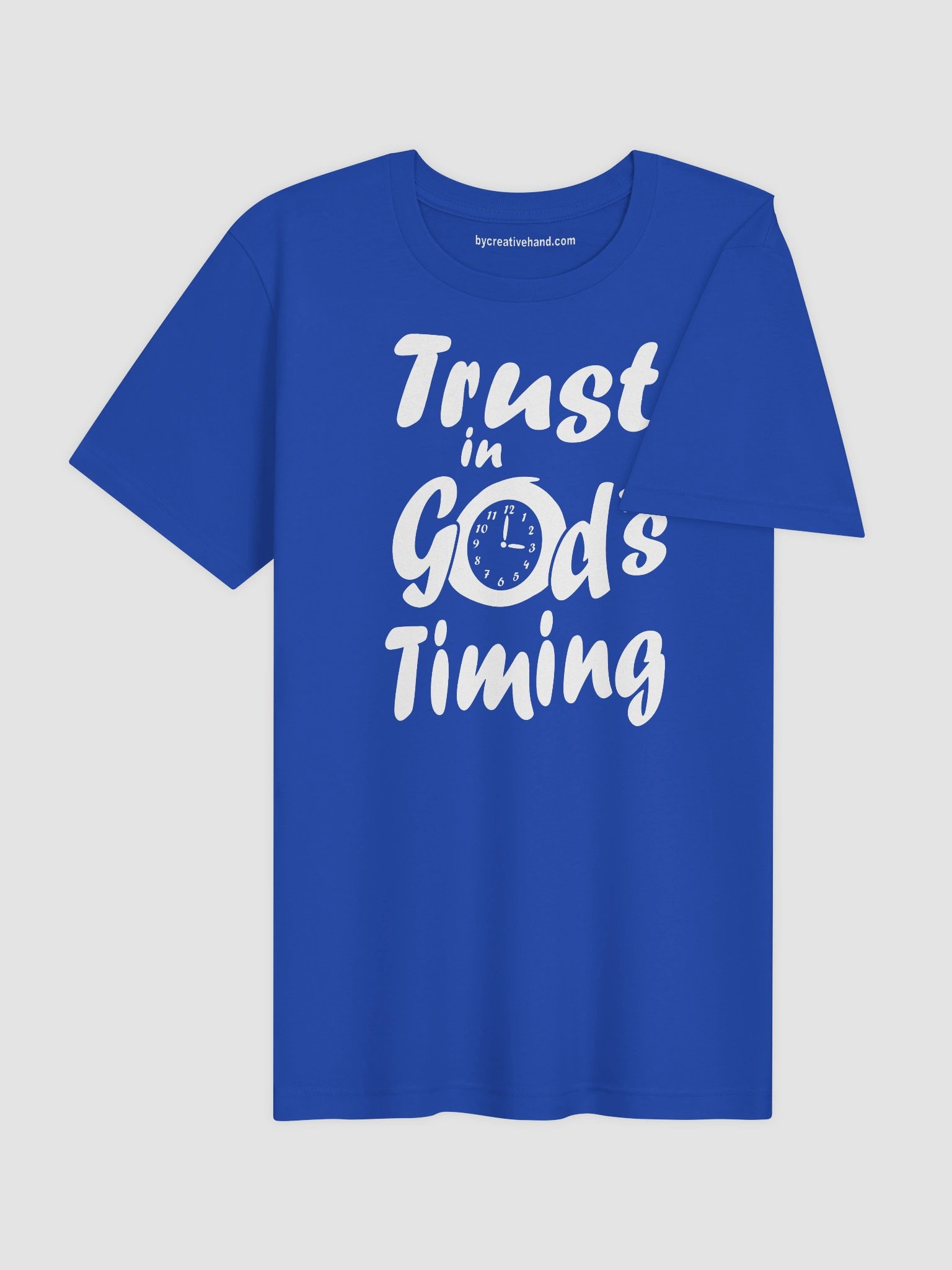 Trust in God's Timing Clock T-Shirt WTX product image (5)