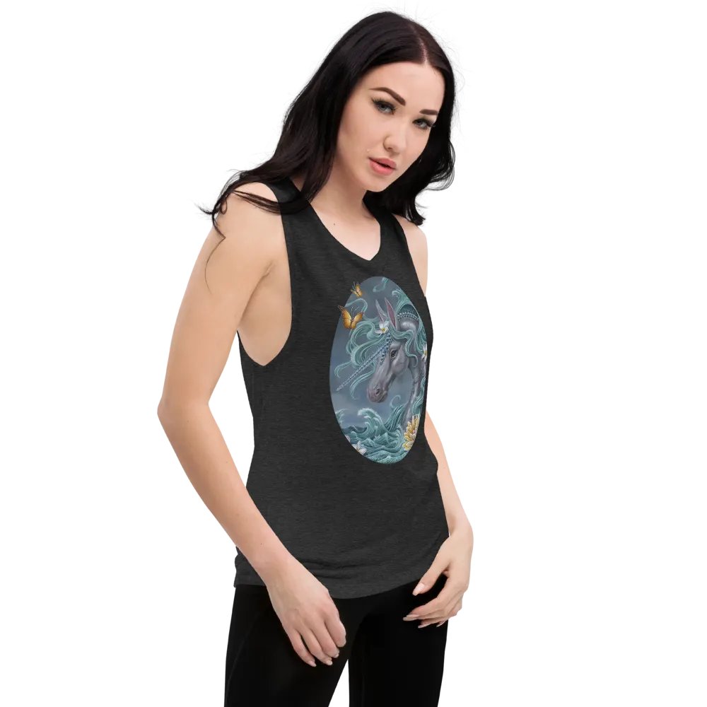 De La Mer - SFA Unicorn Ladies Muscle Tank product image (11)