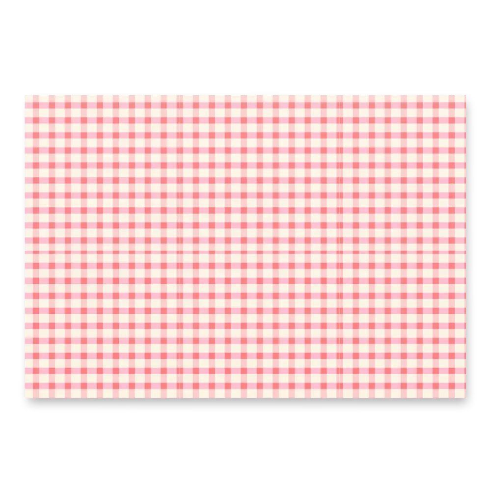 Bold Pink Gingham Gift Wrap Set (Set of 3) product image (2)