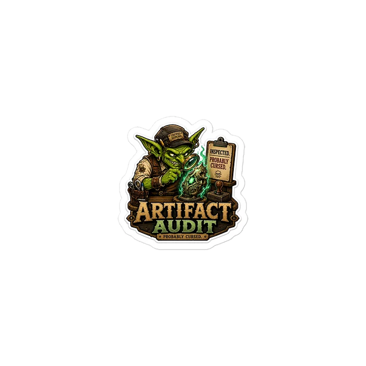 Artifact Audit Sticker product image (2)