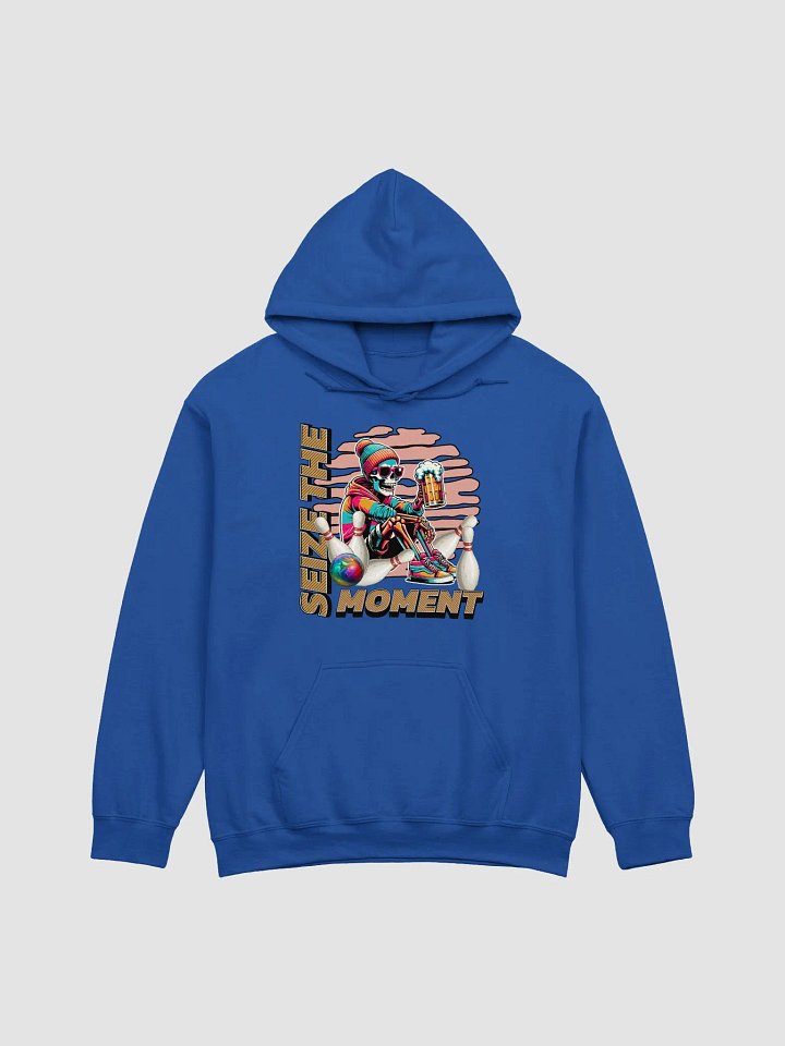 Seize the Moment Skeleton Beer Bowling Hoodie product image (17)