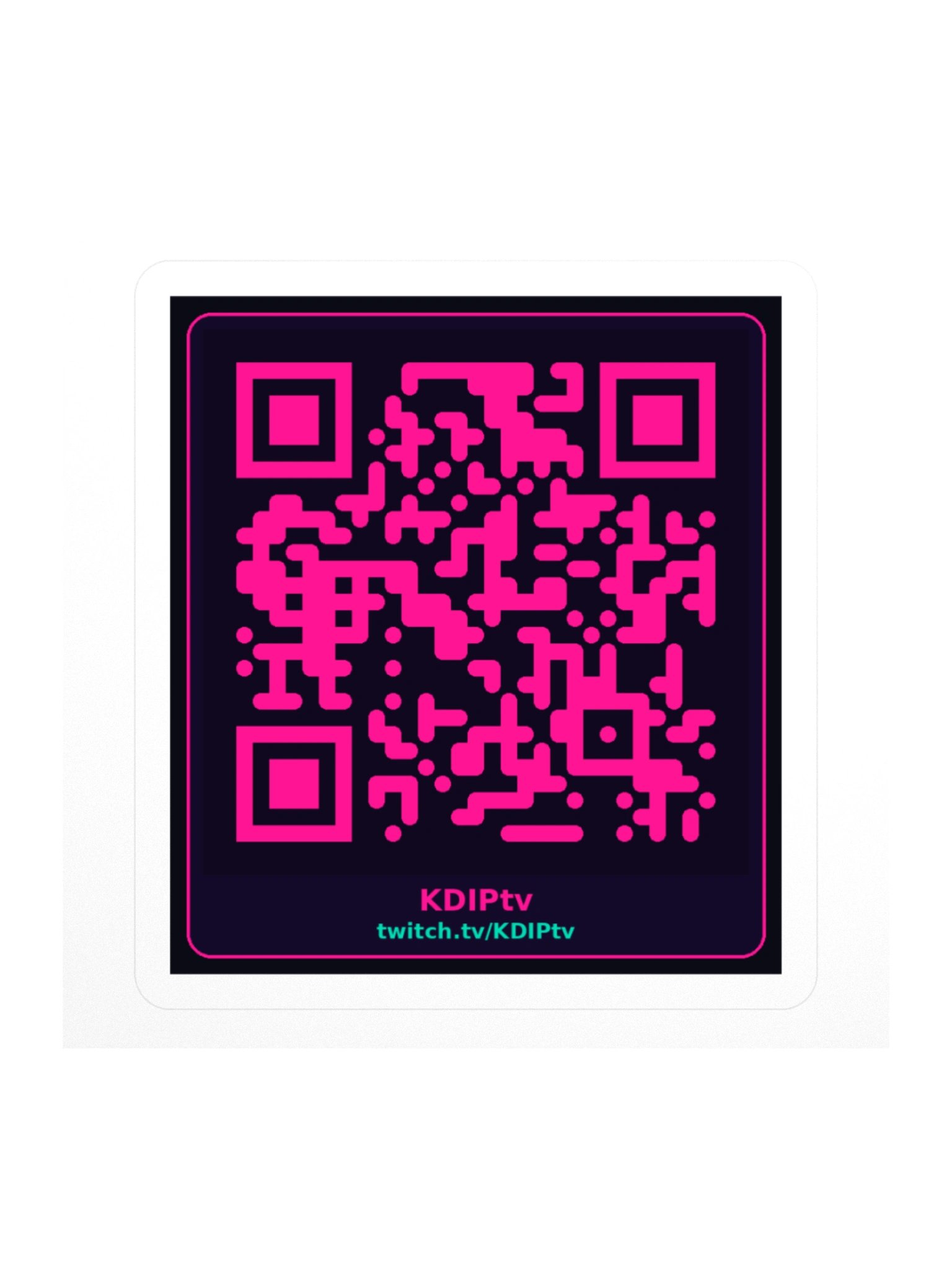 TWITCH QR STICKER product image (1)