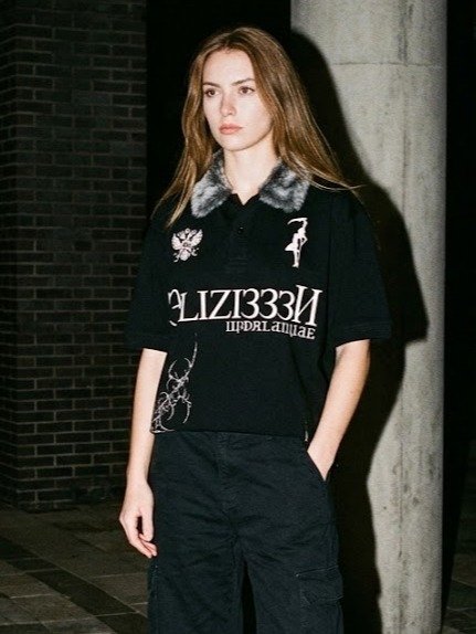 Crest Fur Collar Polo product image (2)