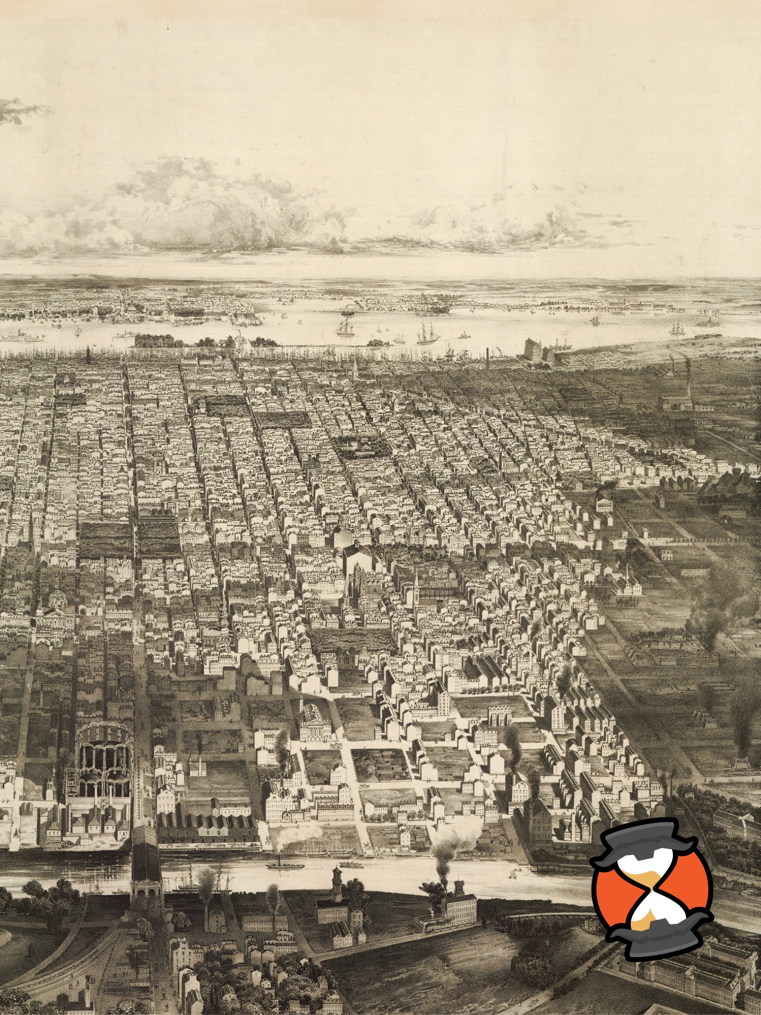Philadelphia 1857 (Framed Poster Print) product image (3)