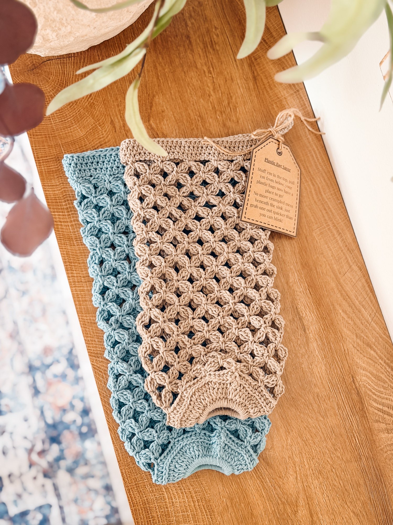 Circle Leaf Plastic Bag Holder Crochet Pattern product image (3)