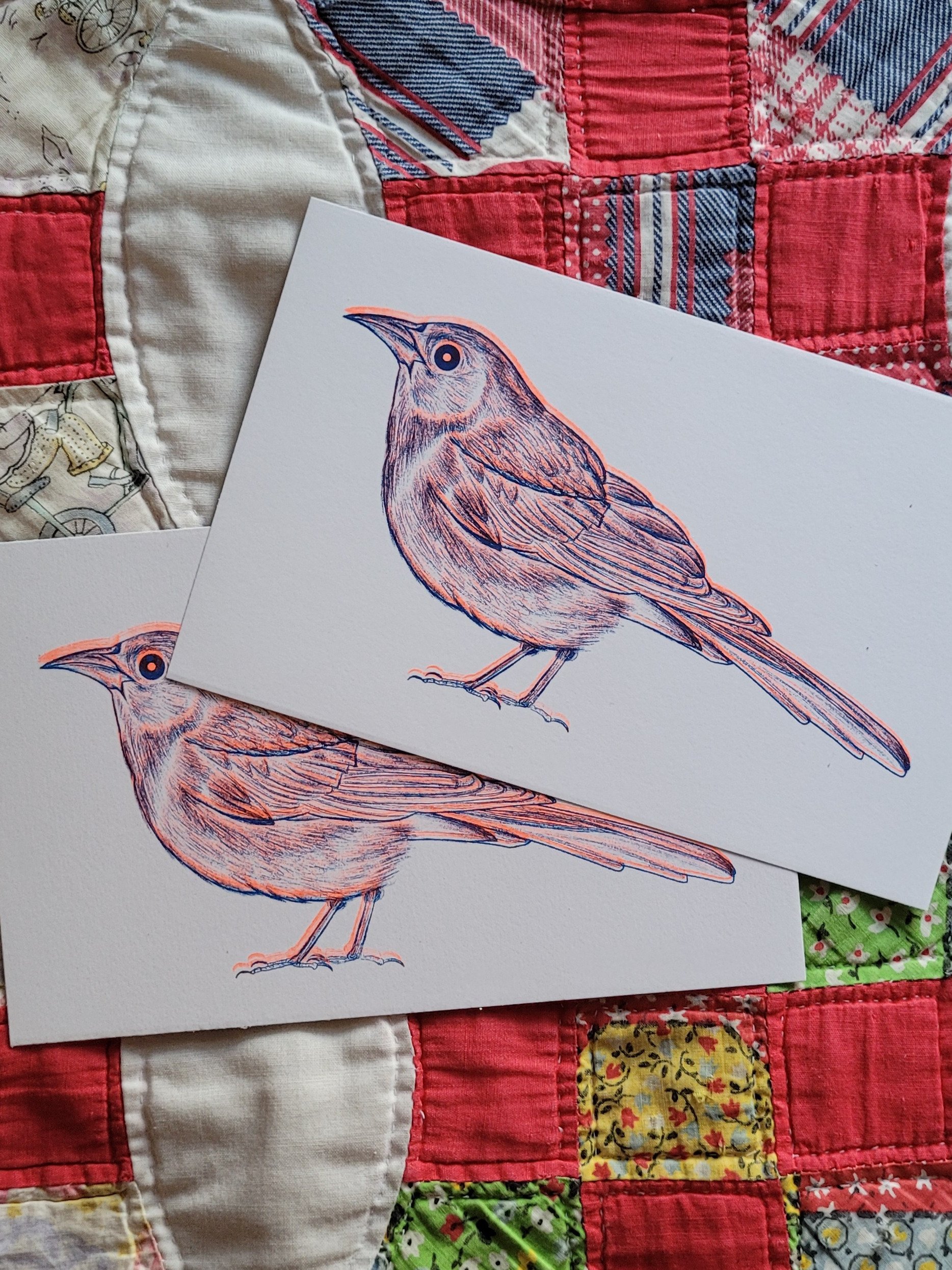 Grackle Riso Print product image (2)