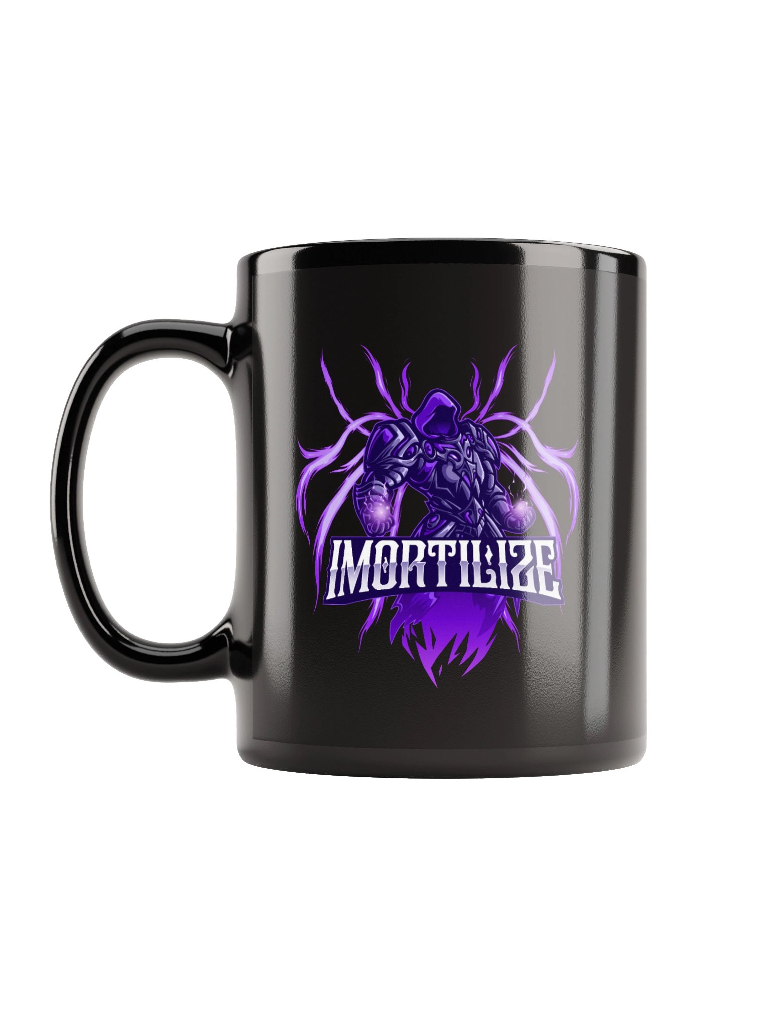 Imortilize Black Glossy Mug product image (1)