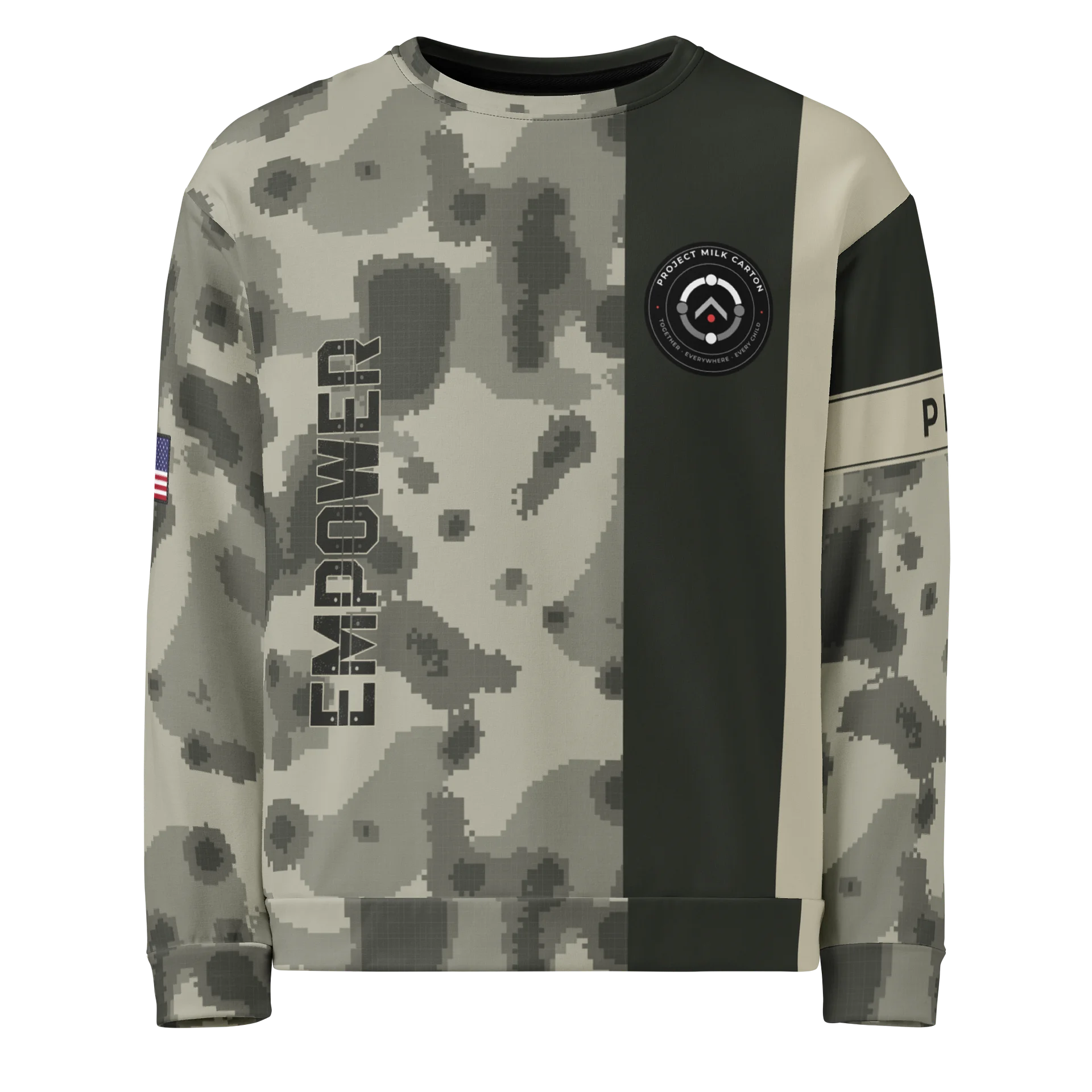 PMC Split Camo Crewneck product image (2)