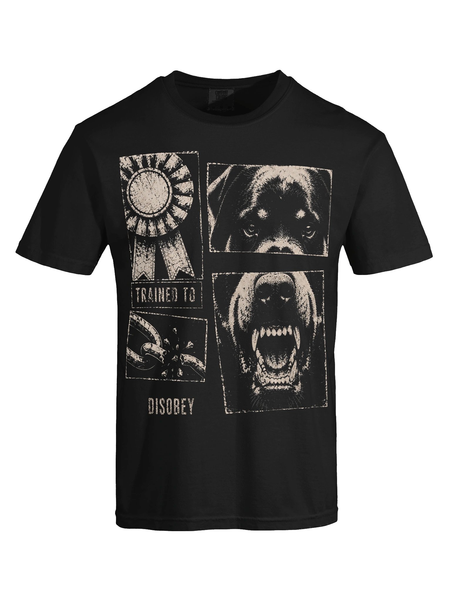 Rottweiler Trained to Disobey Heavyweight Vintage Graphic Tee product image (6)