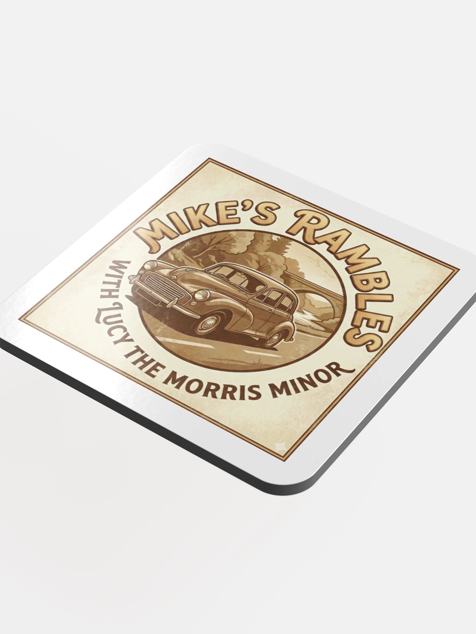 Mike's Rambles Cork Coaster product image (4)