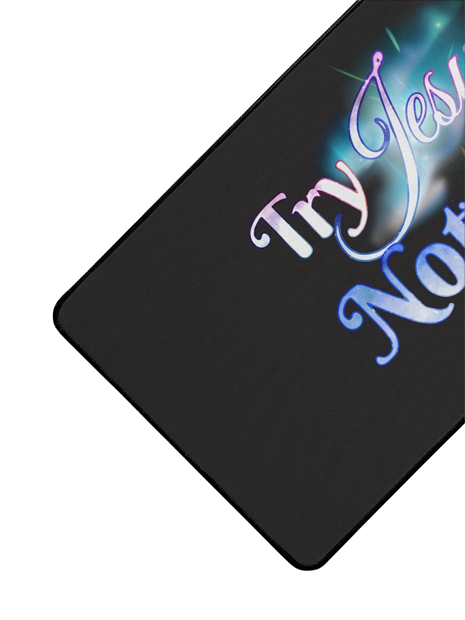 Try Jesus Not Me Desk Mat - 15.5" x 31.5" product image (3)
