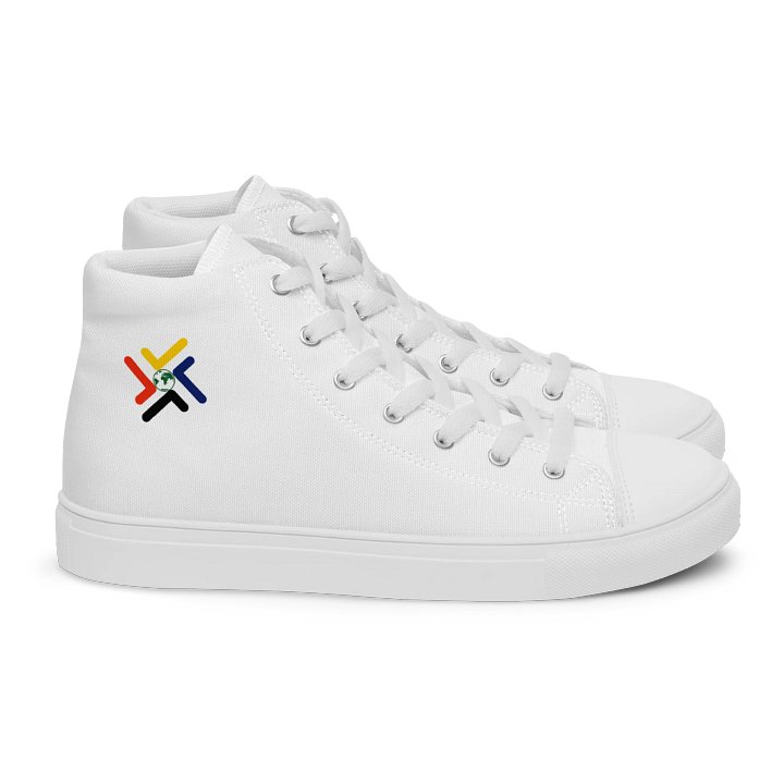 Inspire.Educate.Empower. Women's High Top Canvas Shoes product image (2)
