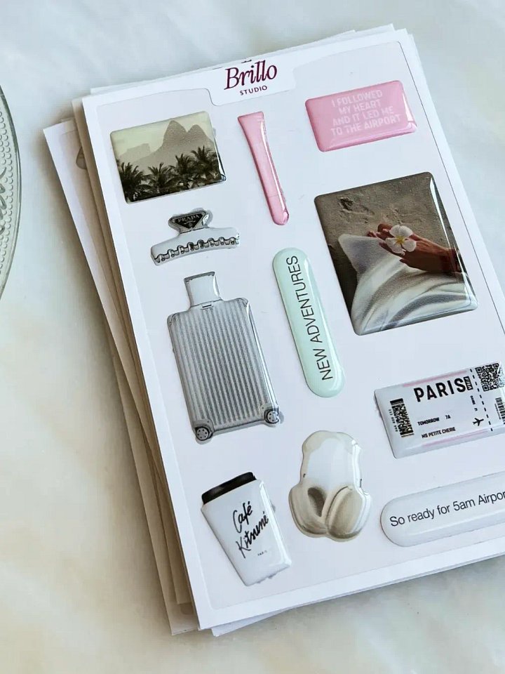 Travel 3D Sticker Set product image (2)